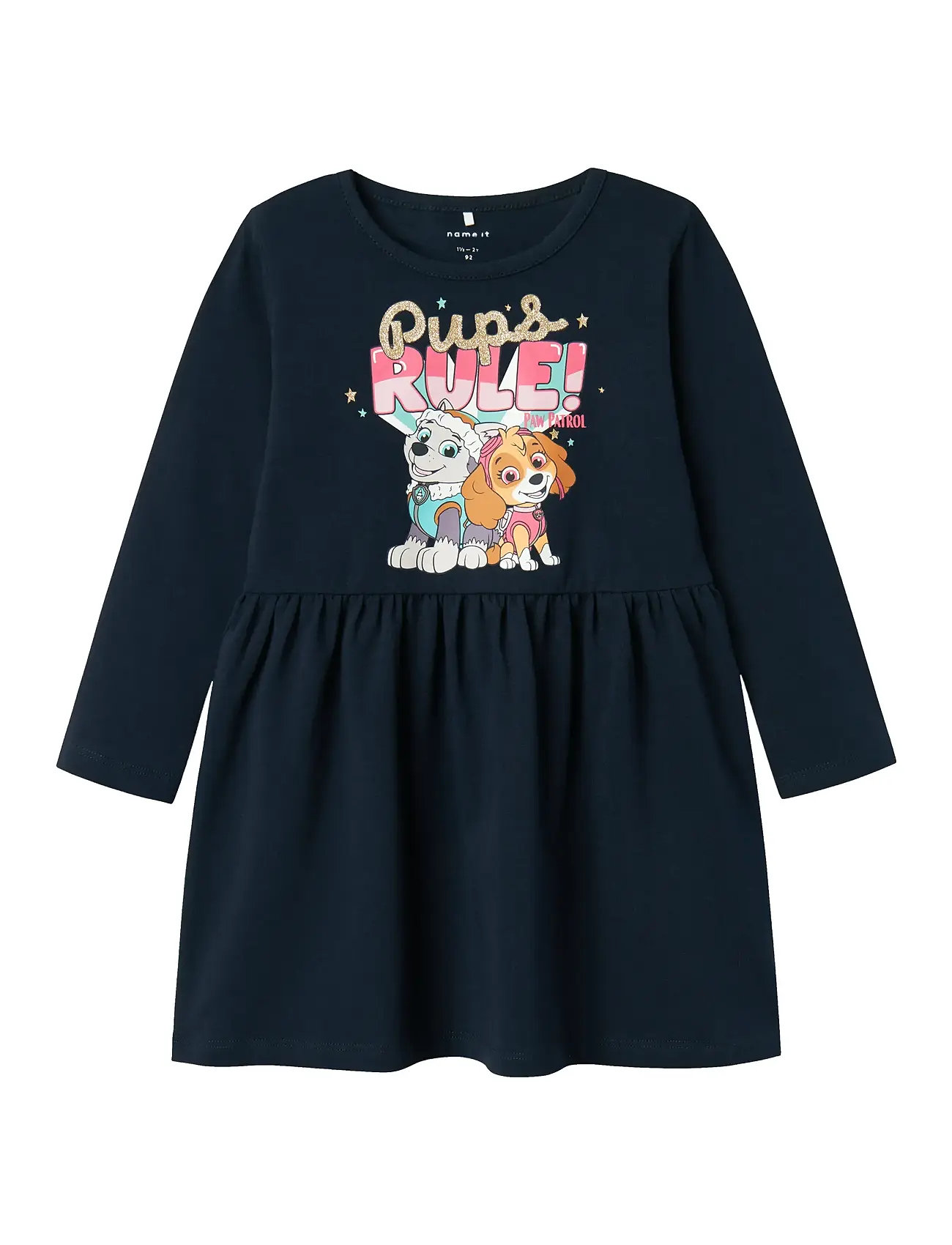 Nmfdyma Pawpatrol Ls Dress Noos Cplg Navy Name It