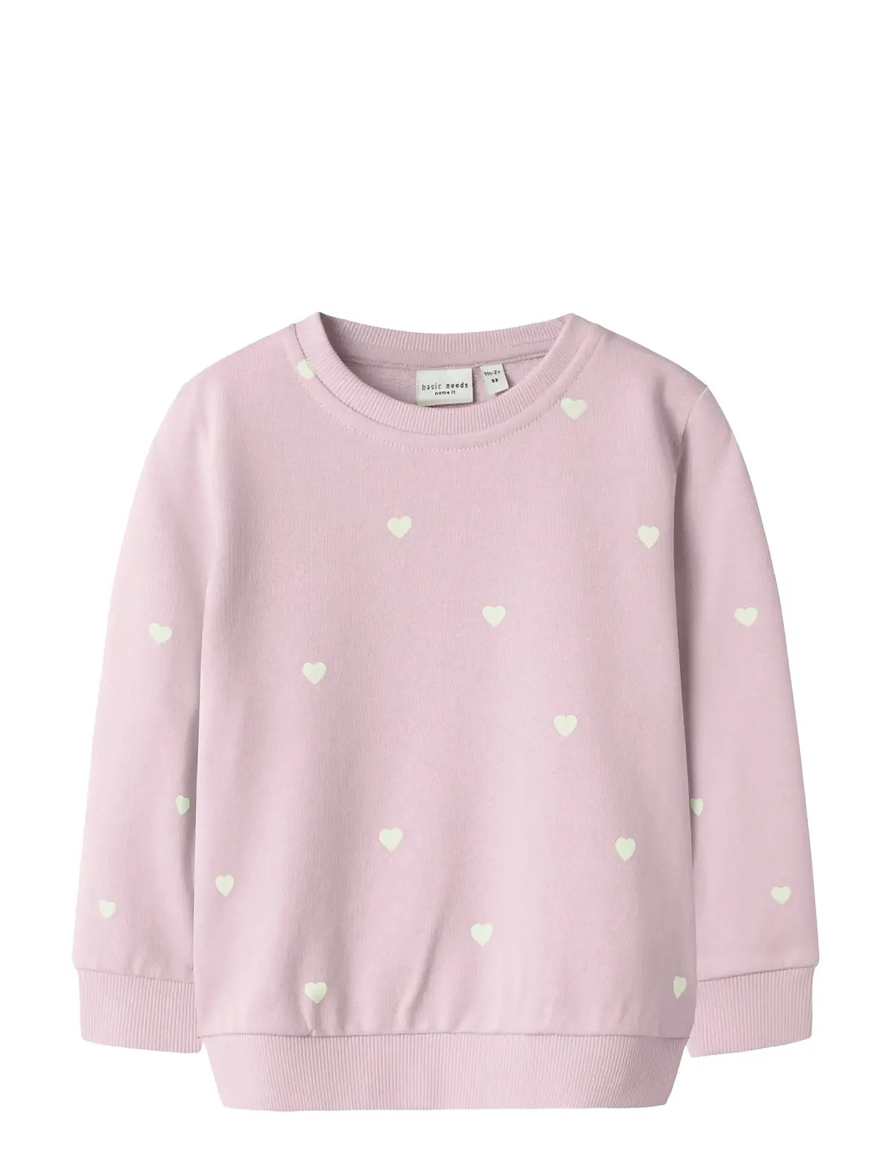 Nmfvalba Ls Sweat Unb Noos Pink Name It