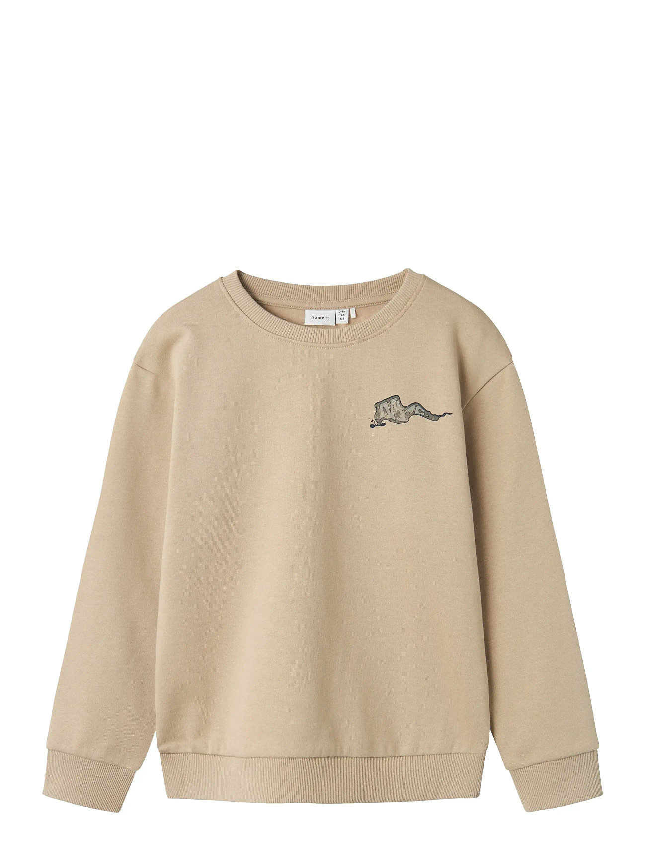 Nkmtegeo Ls Nreg Sweat Bru Beige Name It