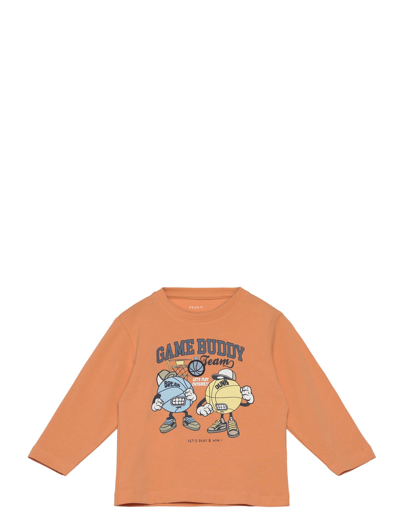 NAME IT Nmmthorhim Nreg Ls Oberteil Box Orange - 110 - Kinder