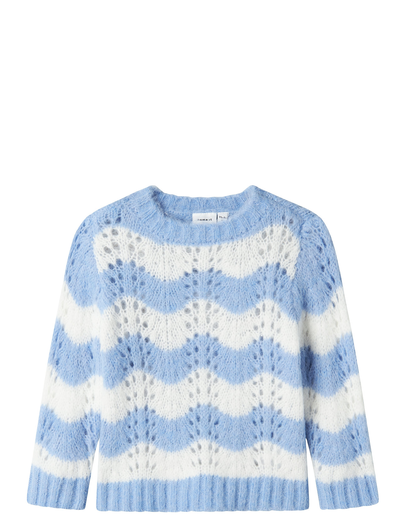 NAME IT Nmfdamilla Ls Knit Blau - 92 - Kinder
