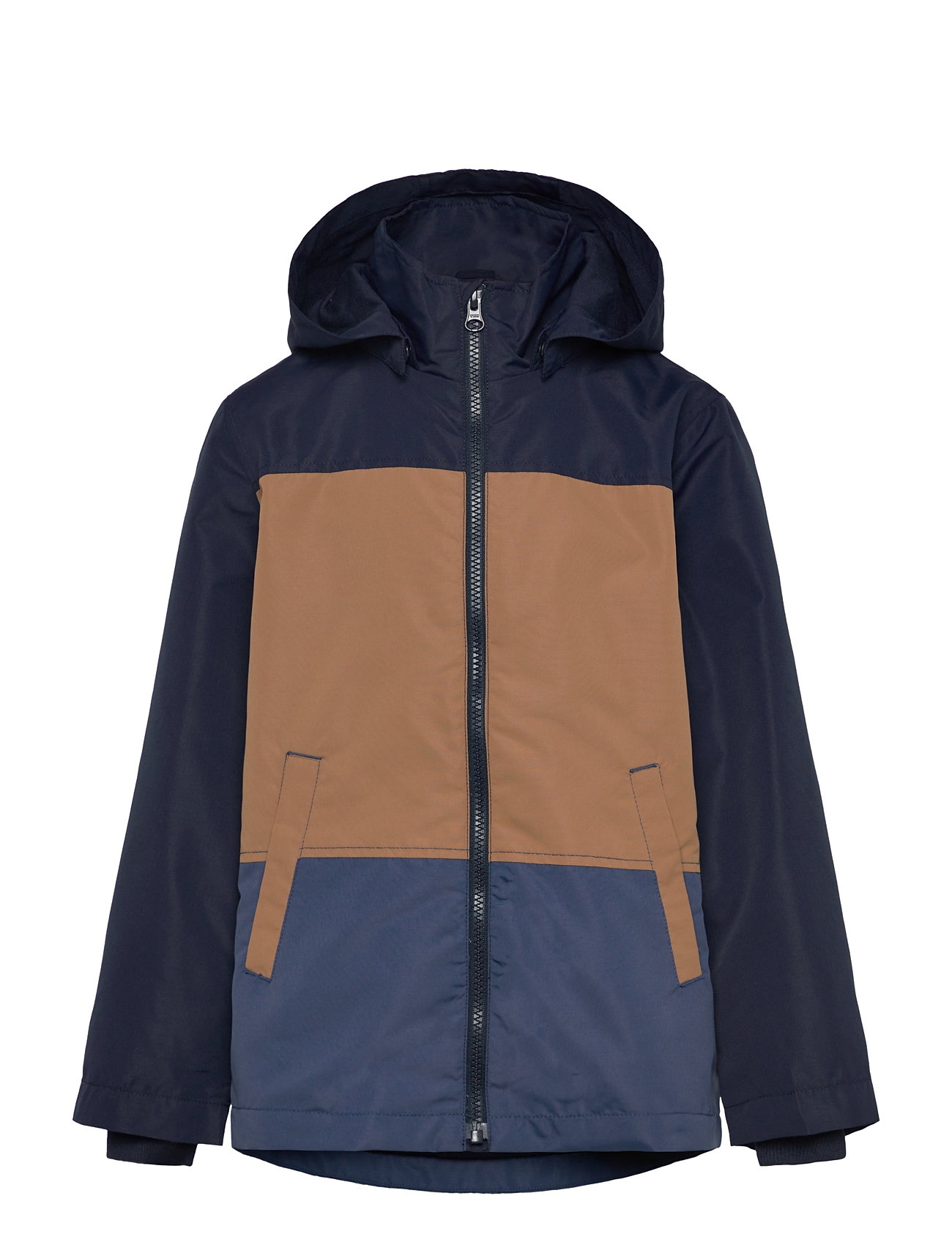 Nkmmax Li Jacket Block Outerwear Shell Clothing Shell Jacket Brown Name It
