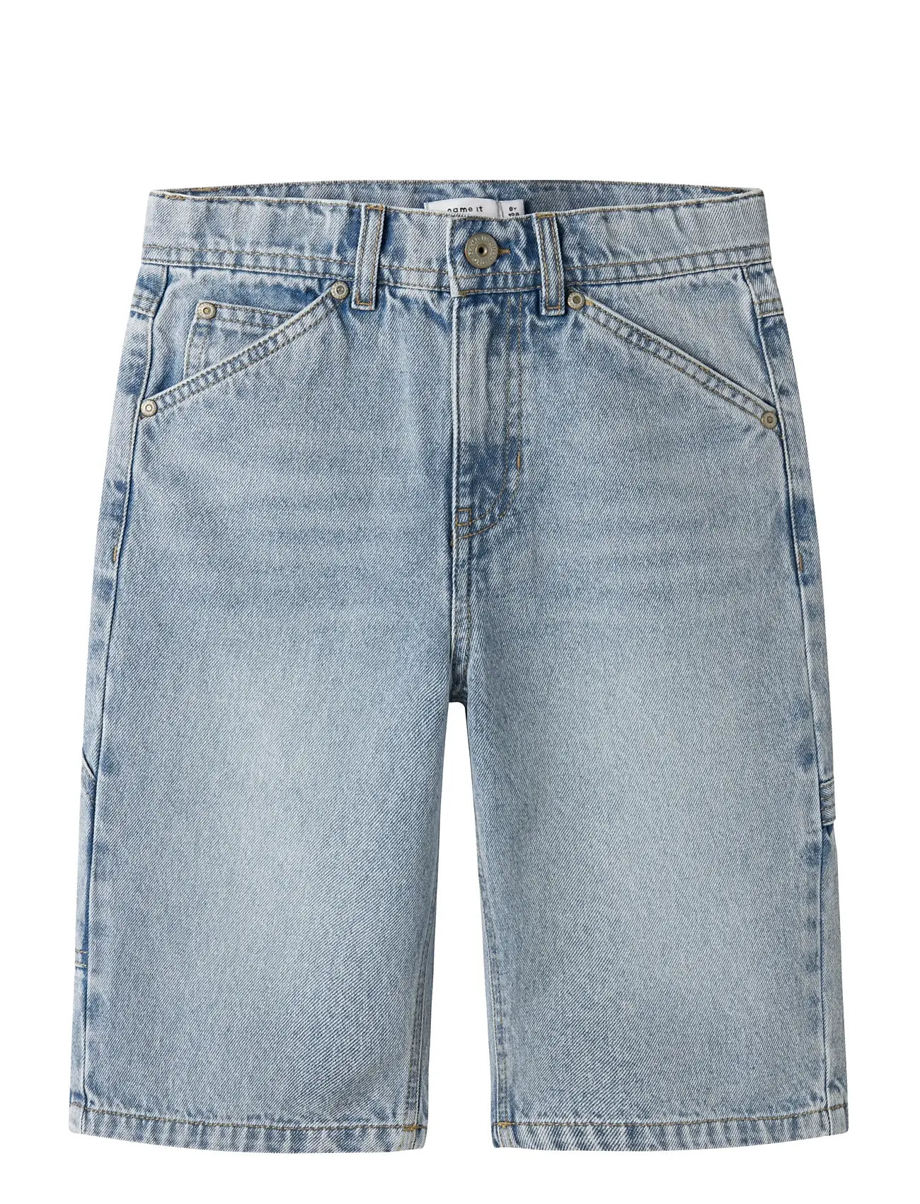 NAME IT Nkmryan Dnm Bermuda 3800-Im Noos Blau - 128 - Kinder