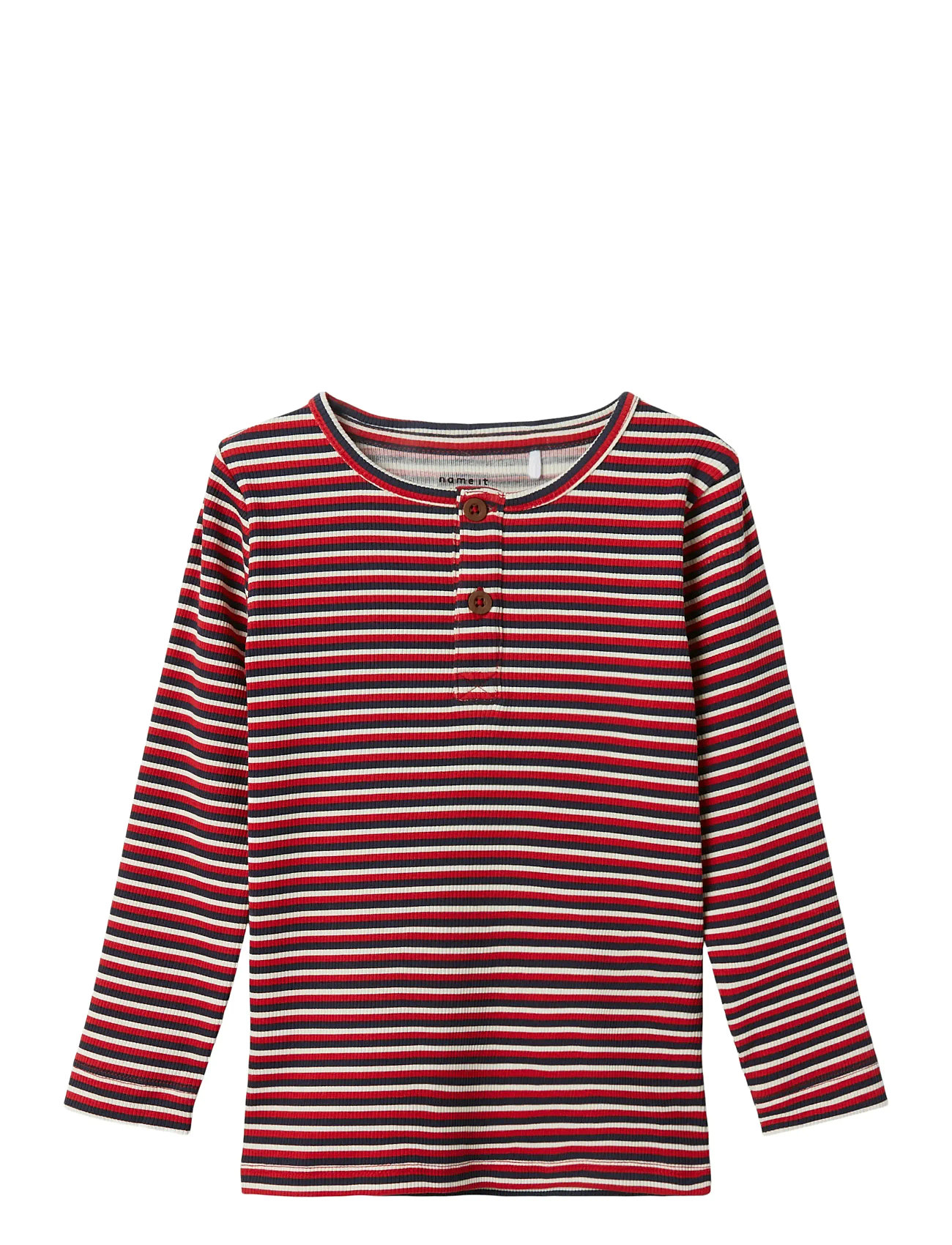 Nmmlabela Ls Slim Top Red Name It