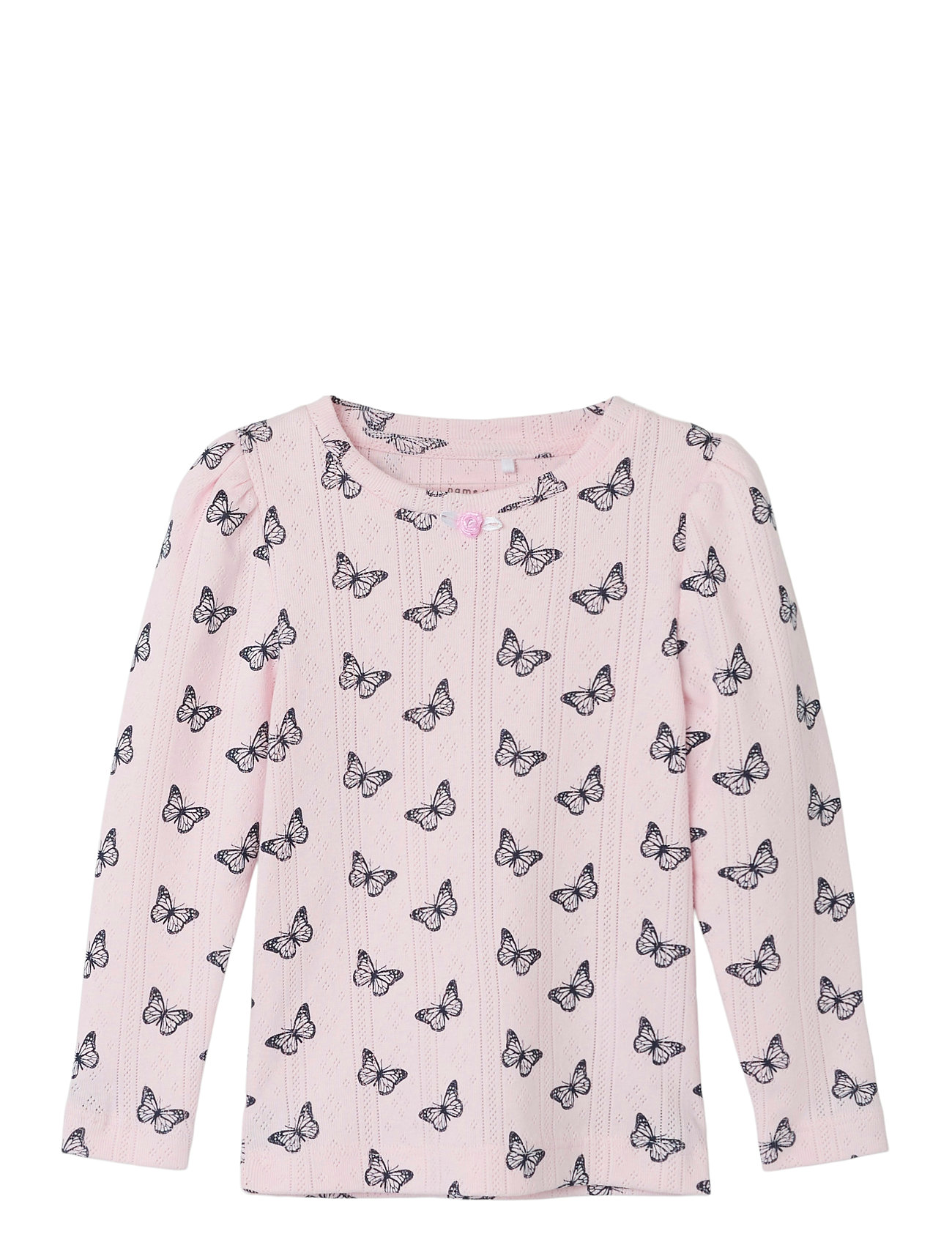 NAME IT Nmfdyna Slim Ls Oberteil Box Pink - 86 - Kinder