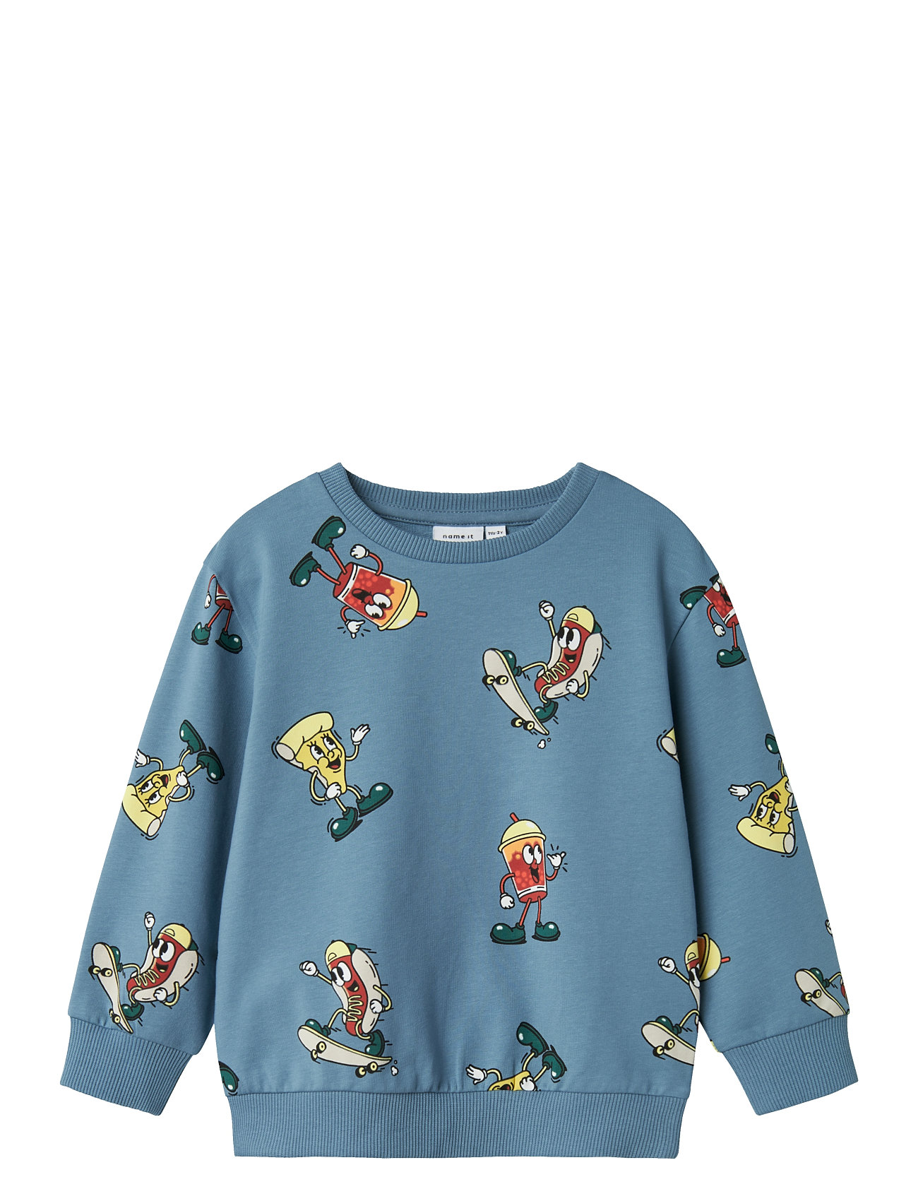 NAME IT Nmmdiego Nreg Sweat Unb Box Blau - 86 - Kinder