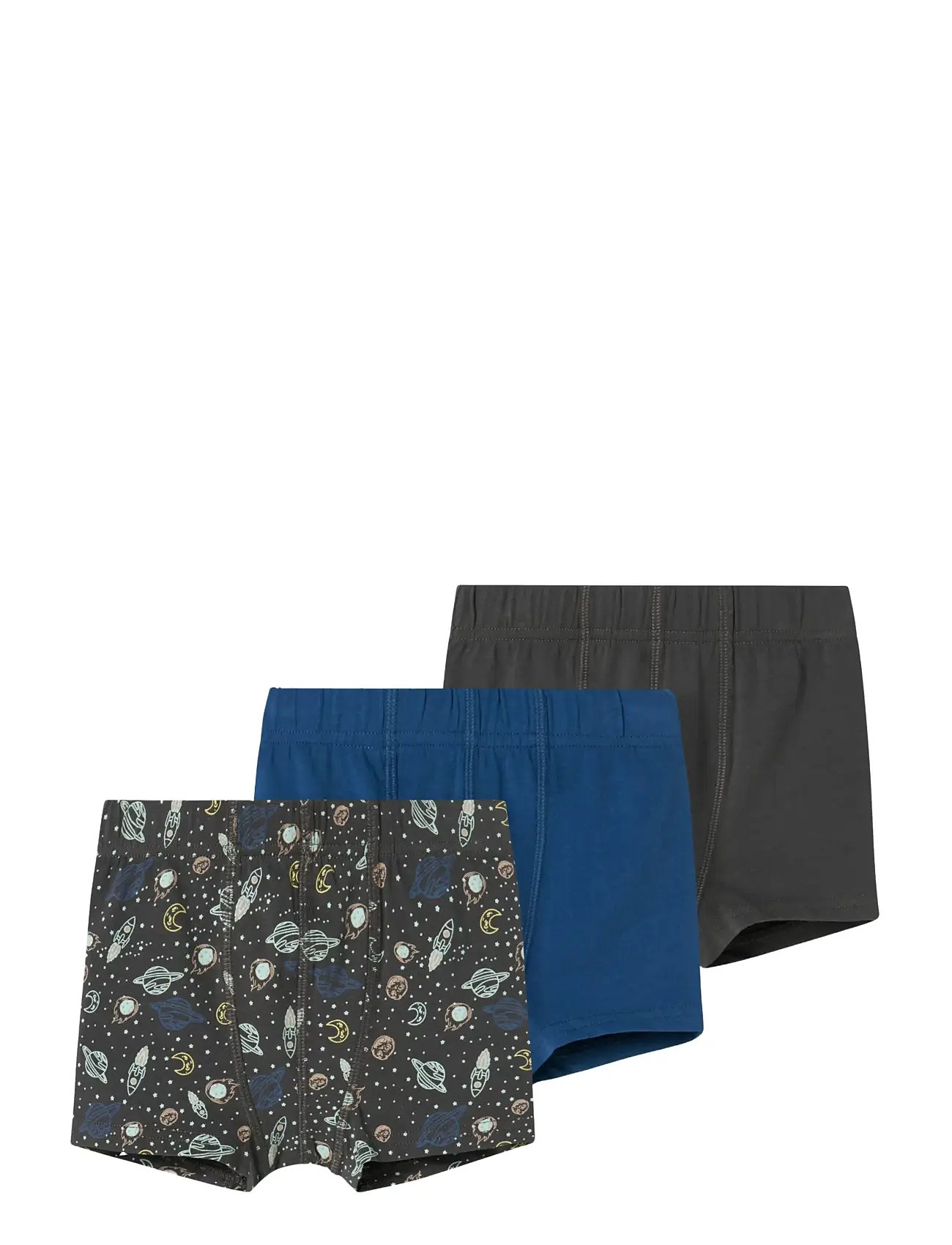 NAME IT Nmmtights 3P Iron Space Noos Schwarz - 92 - Kinder