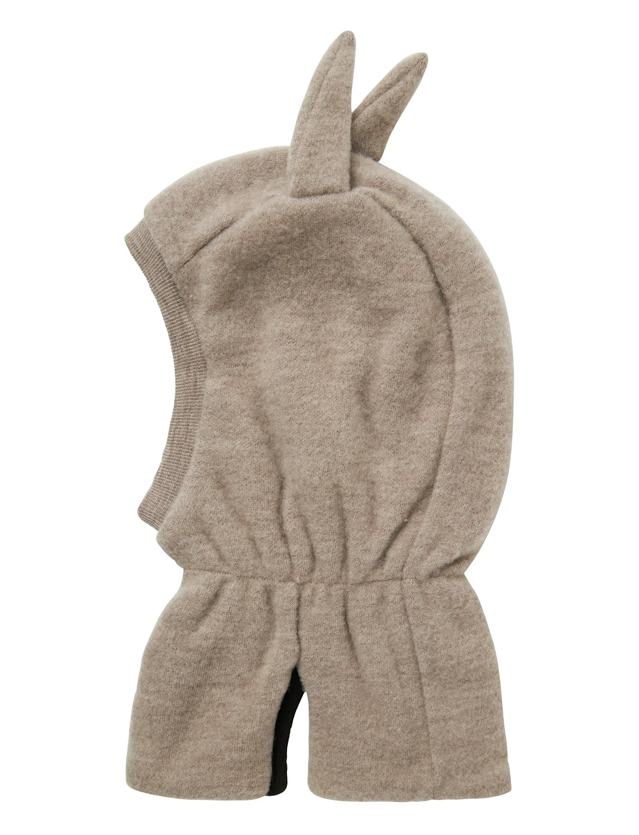 name it Nmfwmino W/Ear Wo/Po Bru Balaclav W/Fle, 48-49, Beige, Hovedbeklædning > Balaclava, Børn