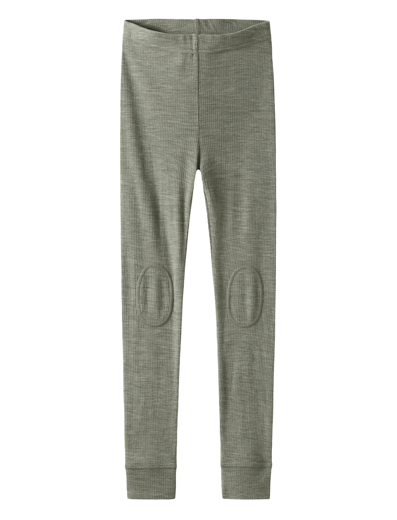 NAME IT Nknwax Wolle Rib Leggings Grün - 116 - Kinder