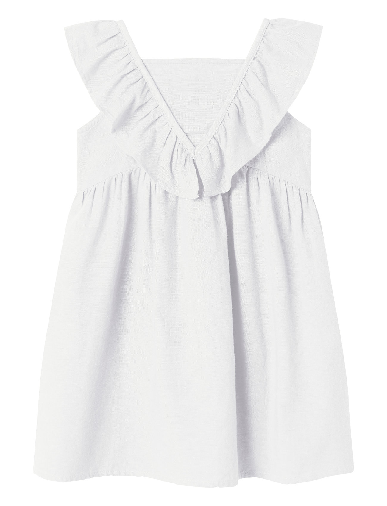 NAME IT Nmfhanadya Capsl Kleid Weiß - 92 - Kinder