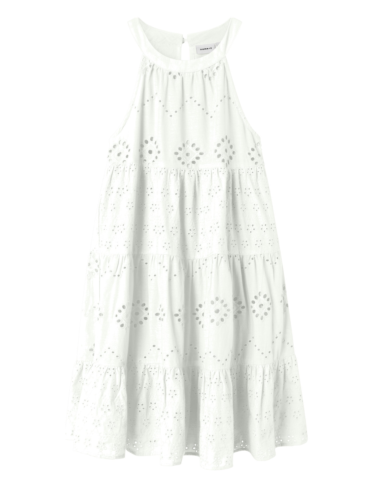 NAME IT Nkfhin Strap Kleid Weiß - 122 - Kinder
