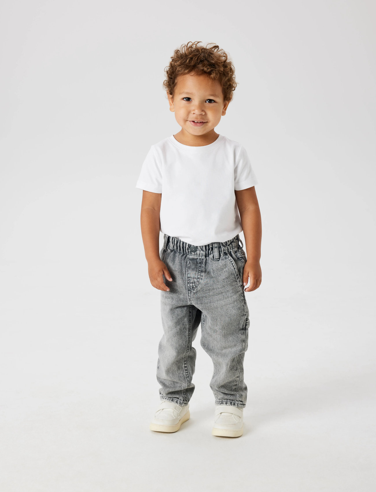 name it Nmmben Tap Jeans Carp 8940-Bc Noos, 122, Grey, Jeans > Tapered Jeans, Børn