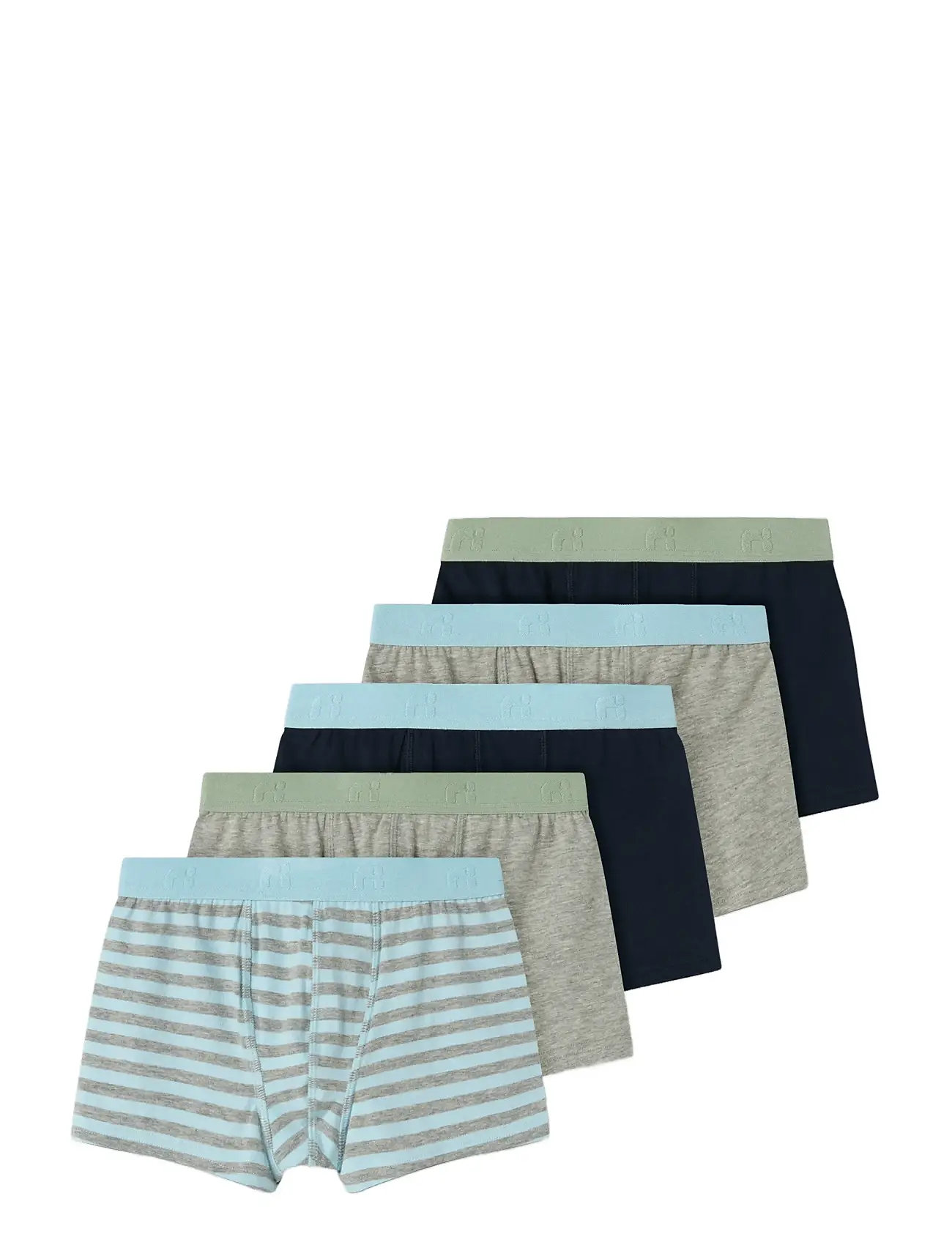 name it Nkmboxer 5P Aop Noos, 86, Blue, Undertøj > Underbukser, Børn