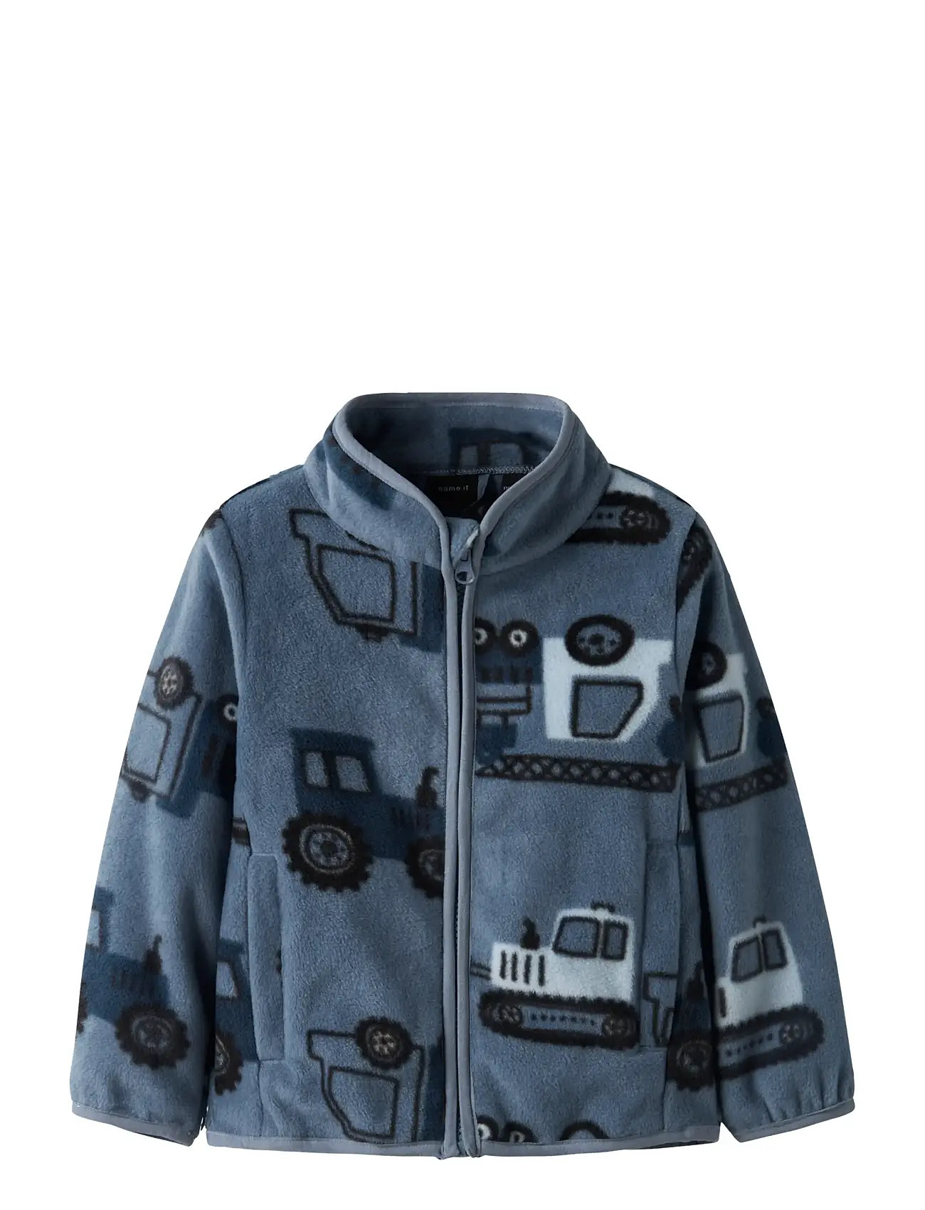 NAME IT Nmmmeeko Fleece Jacke Aop2 Noos Blau - 116 - Kinder