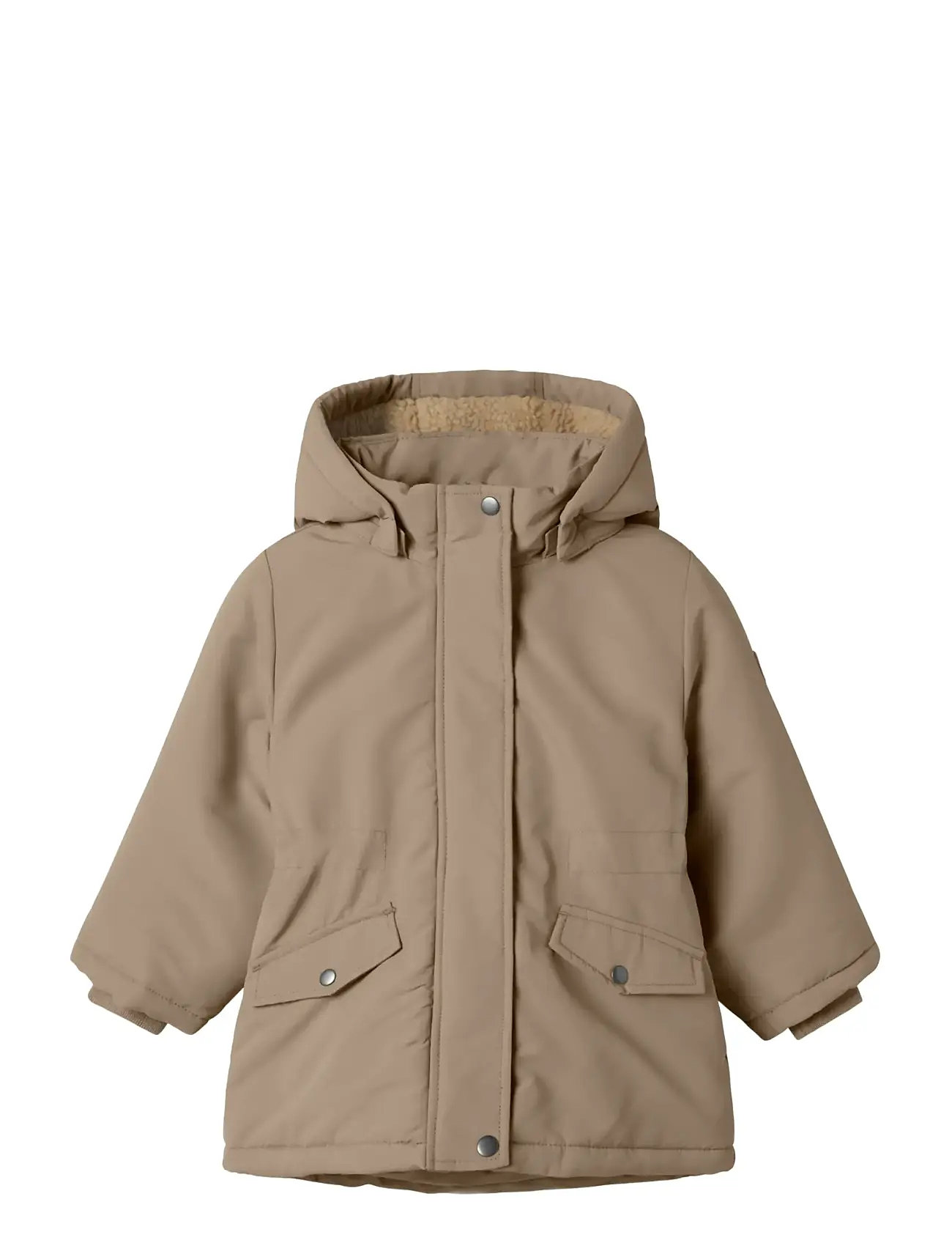 name it Nmfmarlow Parka Jacket Pb, 104, Beige, Jakker Og Frakker > Vinterjakker, Børn