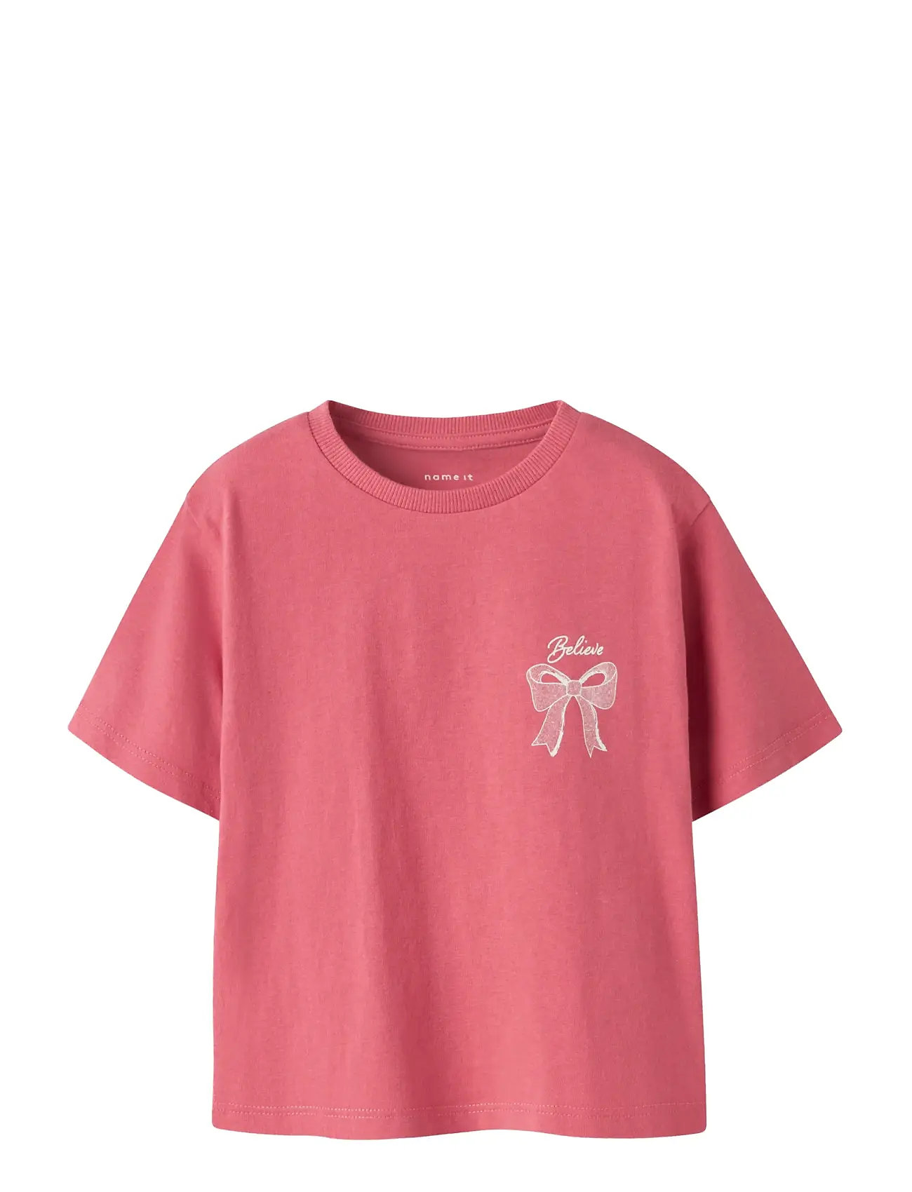 NAME IT Nmfkatalin Nreg Ss Oberteil Pink - 98 - Kinder