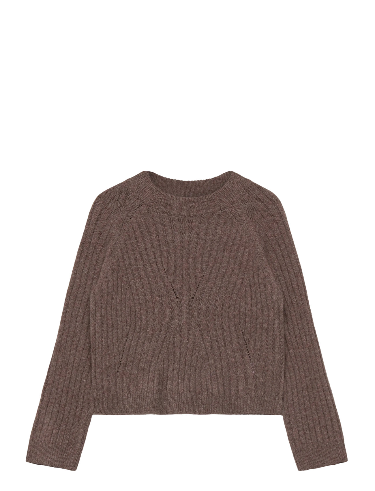 name it Nmfrikine Ls Short Knit Pullover Pb, 110, Brown, Strik > Pullovere, Børn