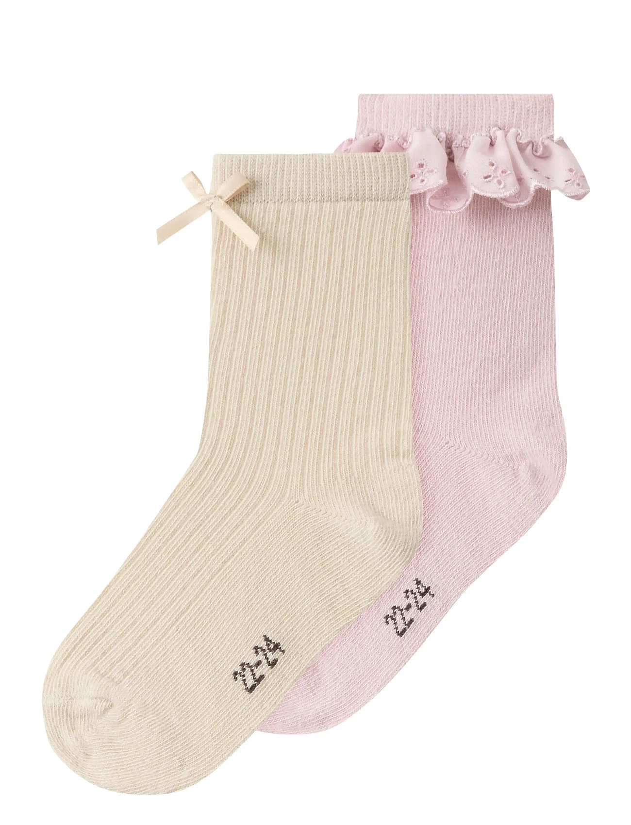 NAME IT Nmfkenna 2P Socke Pink - 28-30 - Kinder