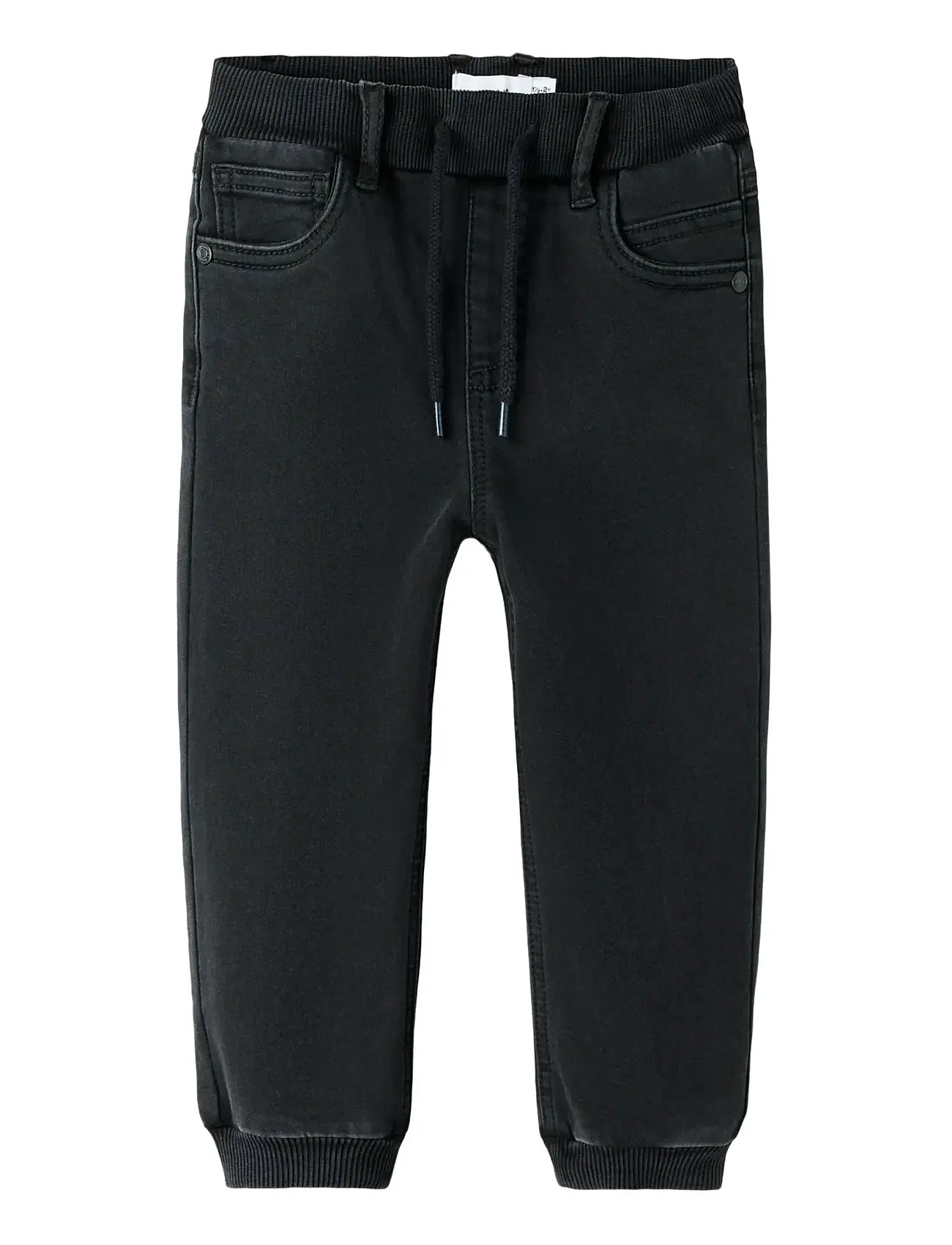 NAME IT Nmmben Baggy R Fleece Jeans 3023-An O Schwarz - 92 - Kinder