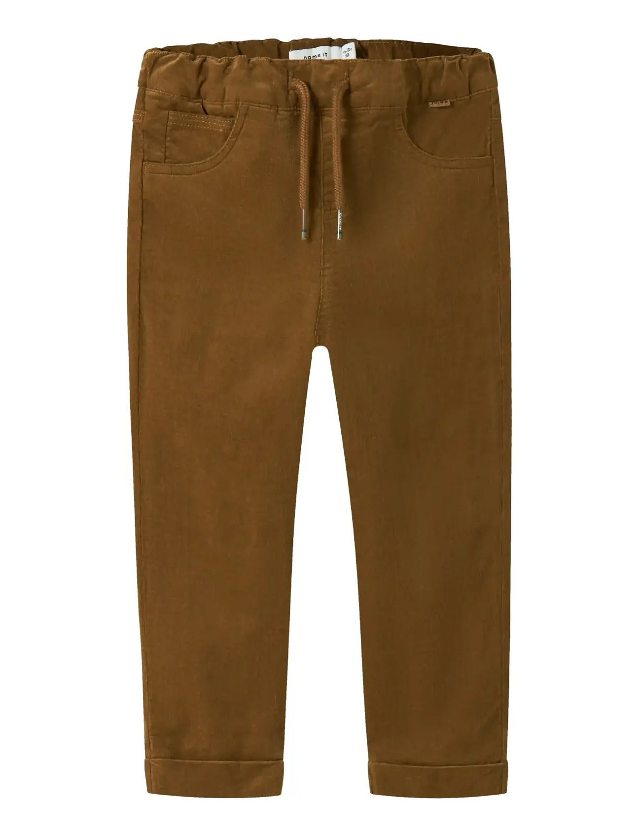 name it Nmmben Regular Cord Wl Pant 6720-Yt O, 92, Brown, Underdele > Bukser, Børn