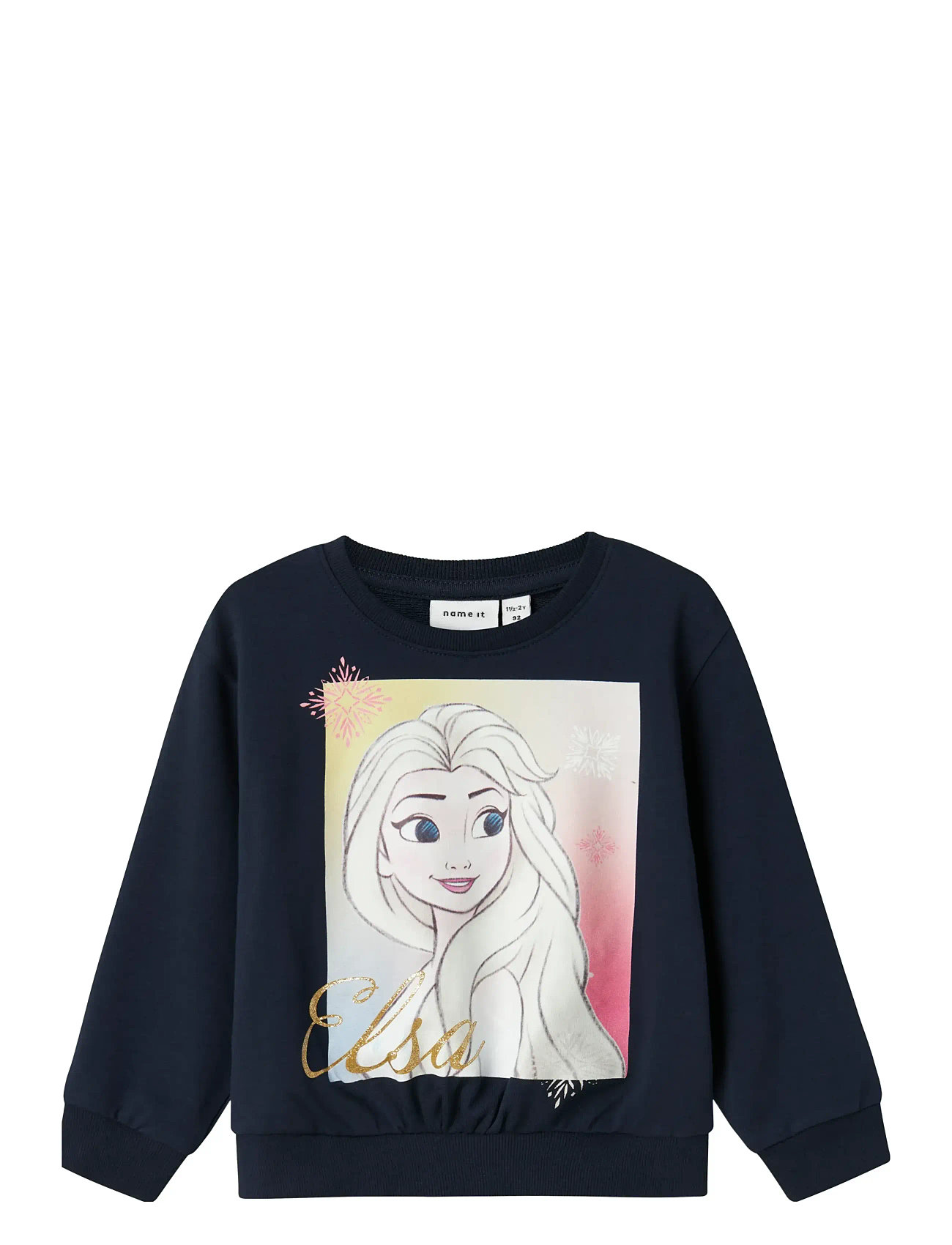 NAME IT Nmfjill Frozen Nreg Sweat Unb Wdi Navy - 98 - Kinder
