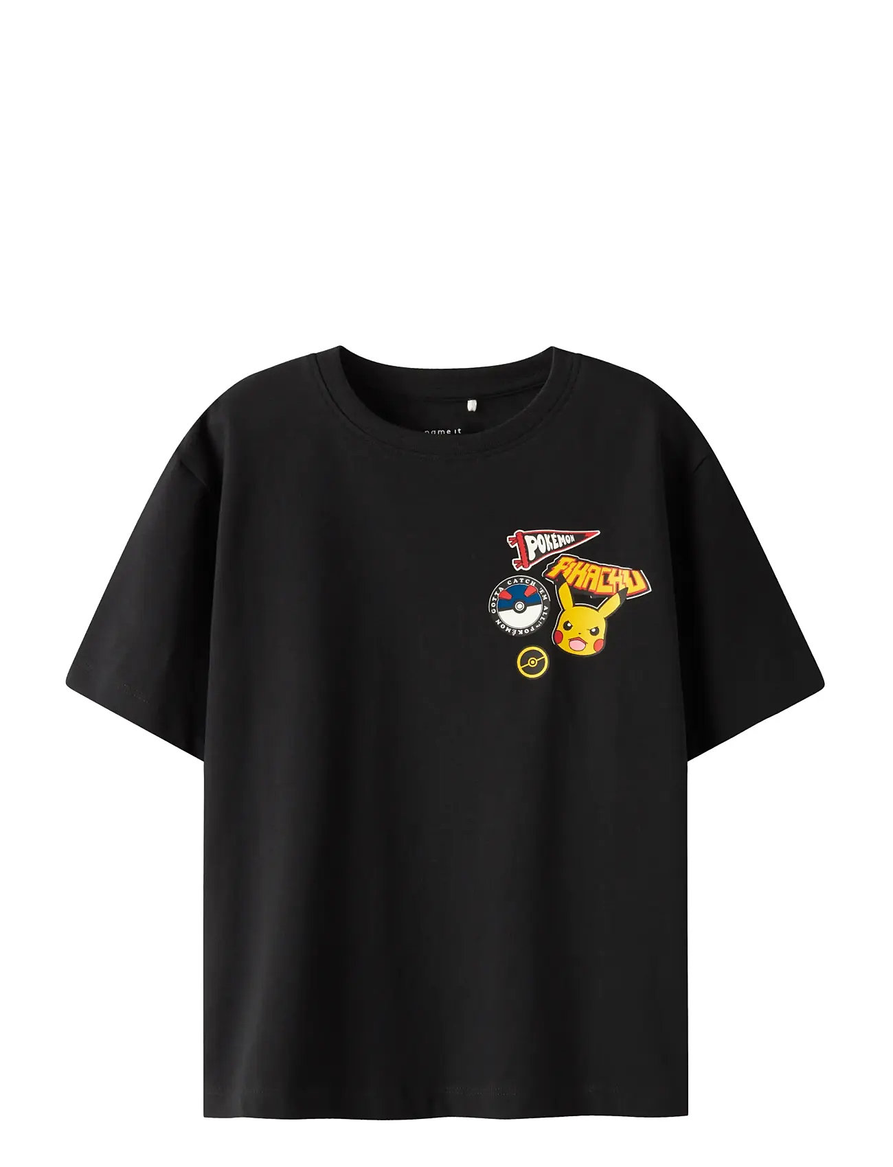 NAME IT Nkmjeno Pokemon Nreg Ss Oberteil Box Noos Sky Schwarz - 116 - Kinder