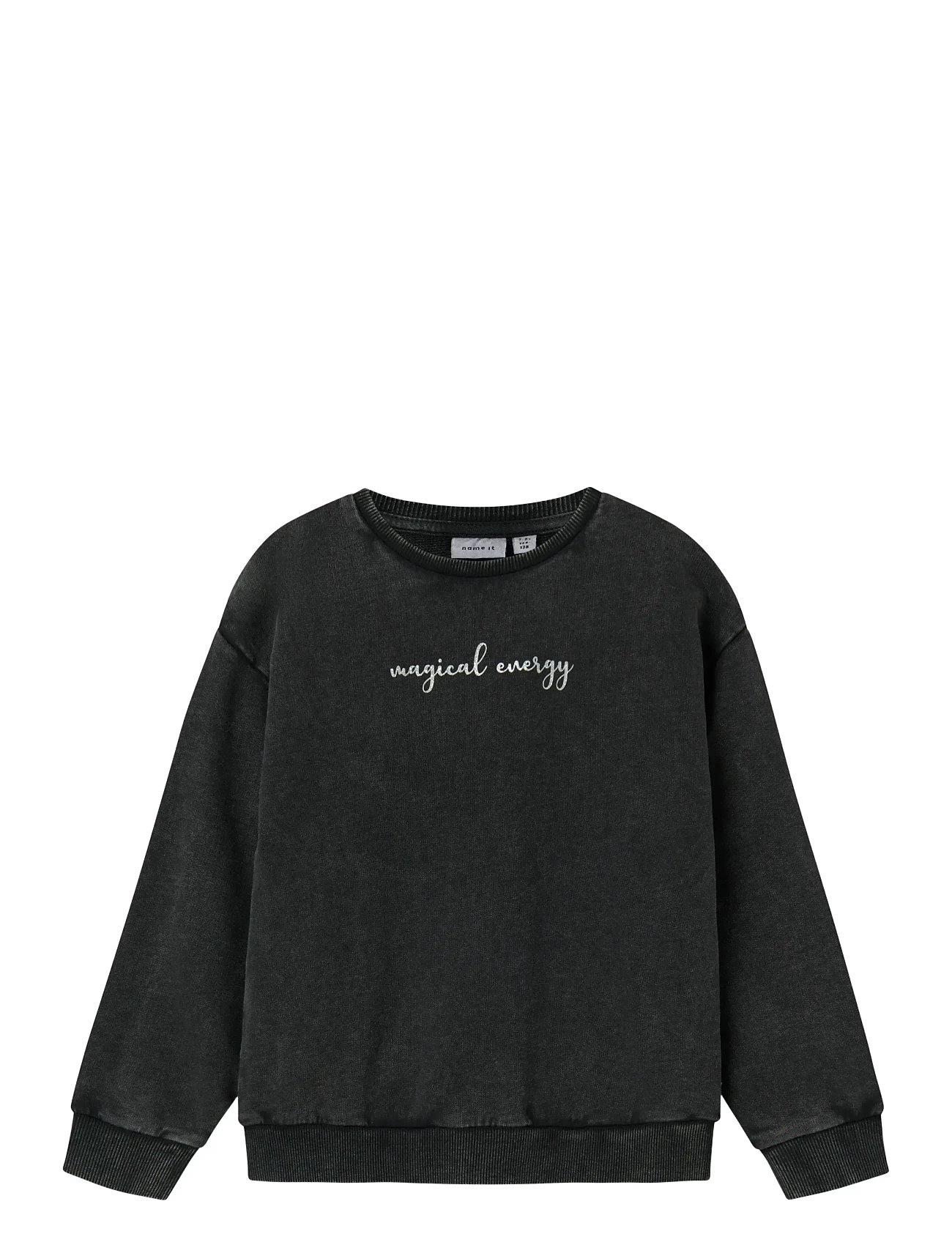 NAME IT Nkfliva Rxl Sweat Unb Box Schwarz - 116 - Kinder