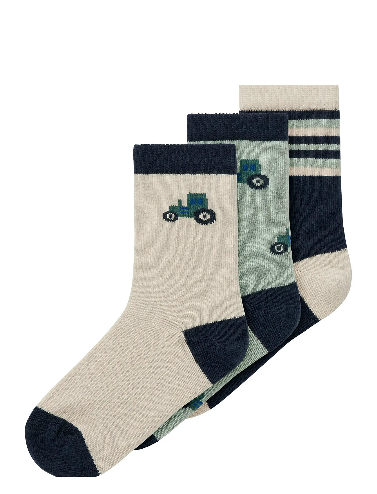 NAME IT Nmmlams 3P Socke Patterned - 31-33 - Kinder