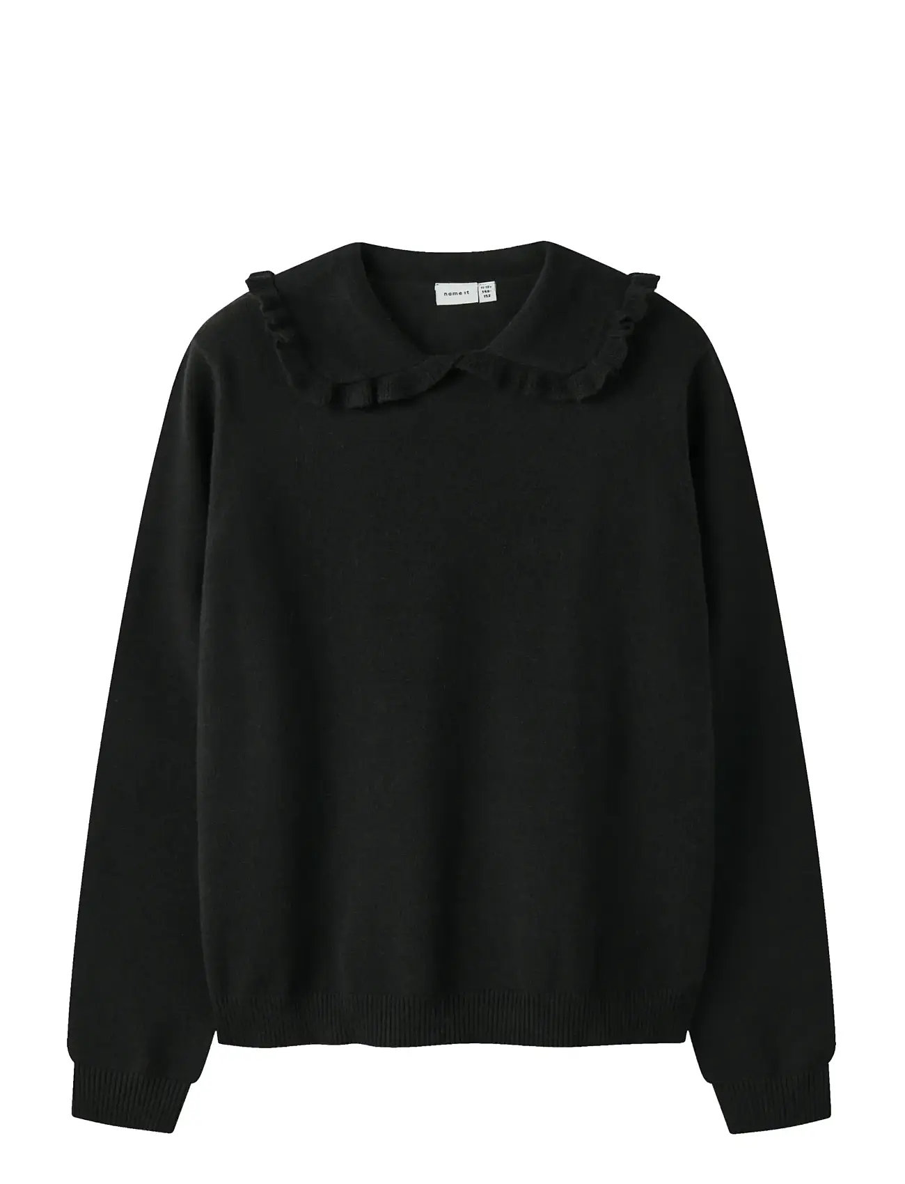NAME IT Nkfnelia Ls Knit Schwarz - 116 - Kinder