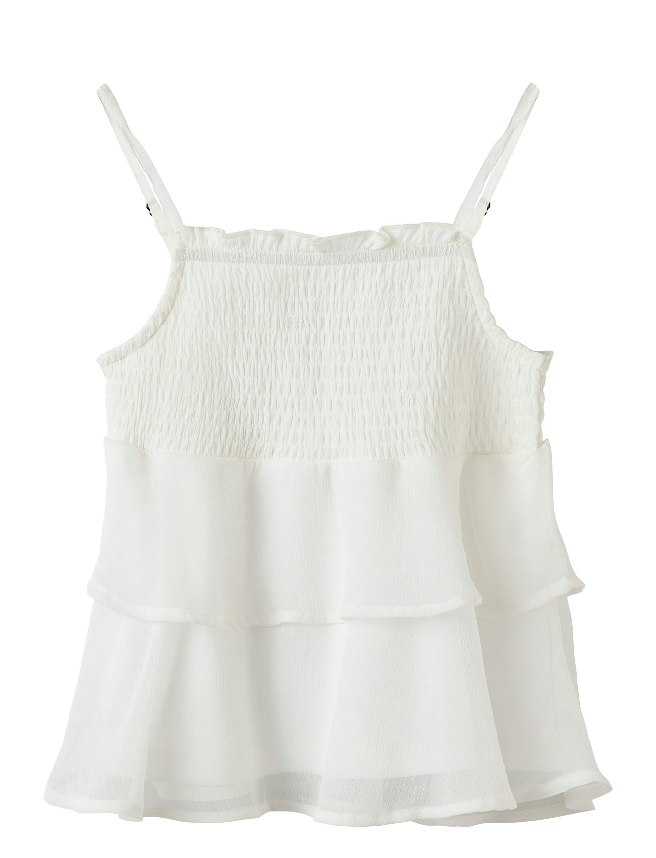 NAME IT Nkffedolina Strap Oberteil Weiß - 122-128 - Kinder