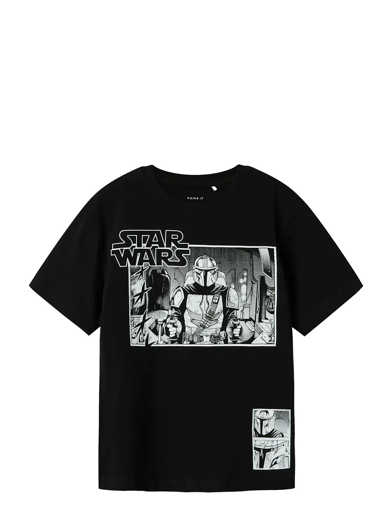 NAME IT Nkmallan Starwars Ss Nreg Oberteil Box Bfu Schwarz - 134-140 - Kinder