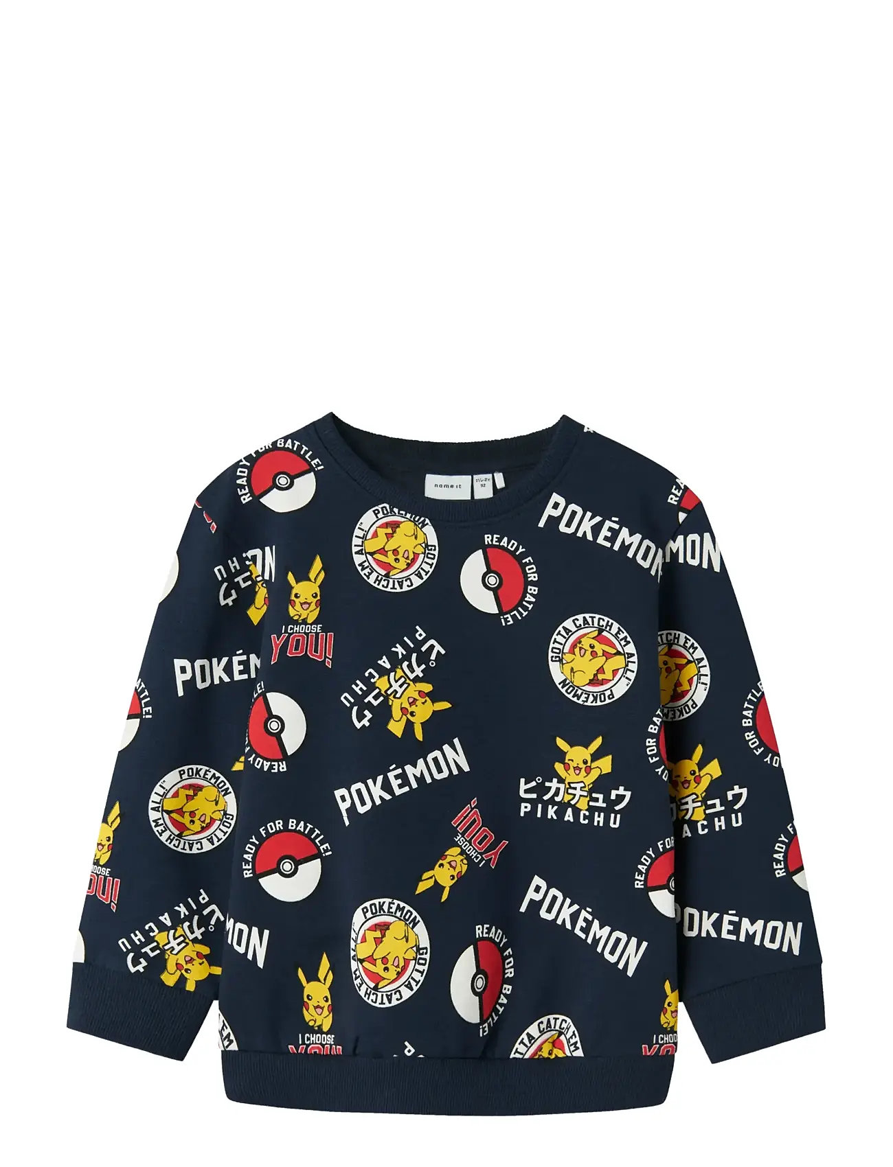 NAME IT Nmmsilo Pokemon Nreg Sweat Bru Sky Navy - 98 - Kinder