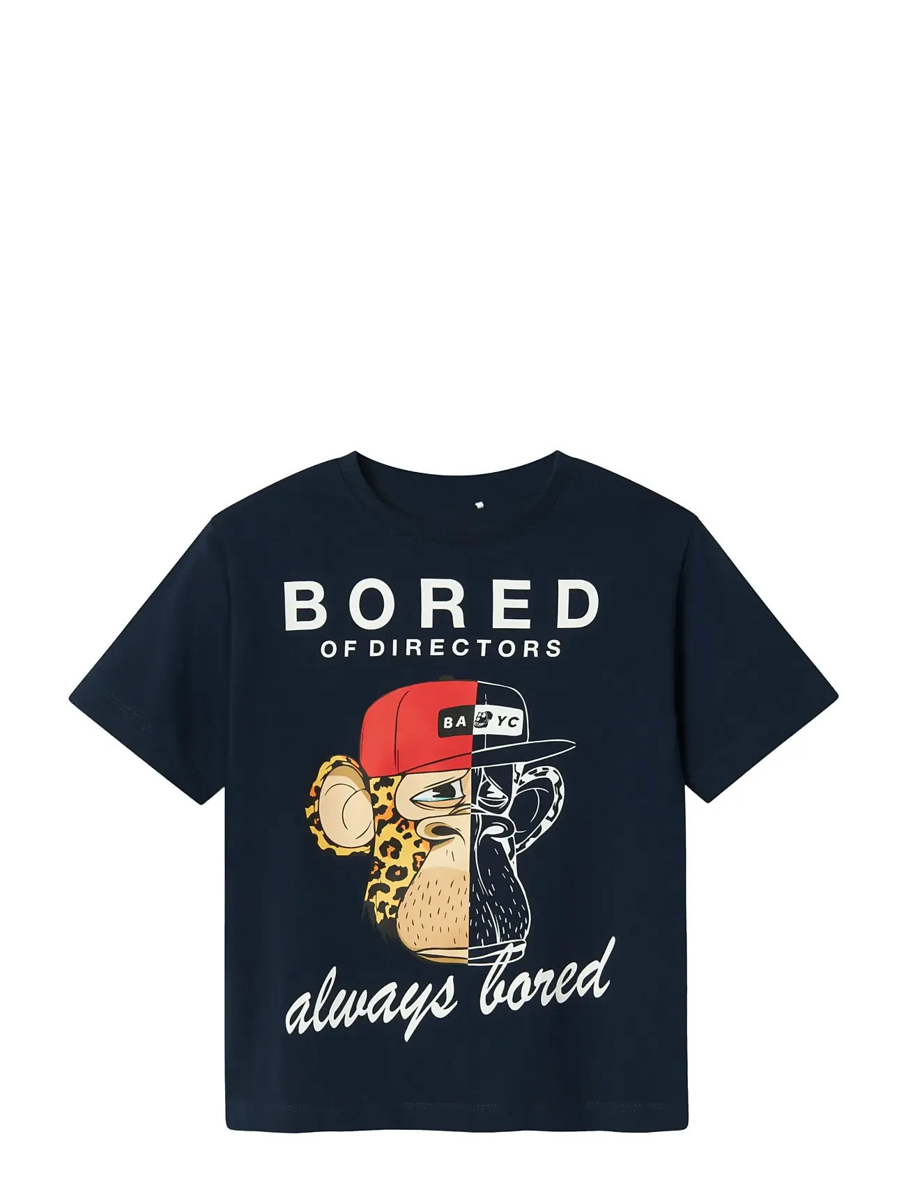 NAME IT Nkmstuff Bod Ss Nreg Oberteil Box Sky Navy - 116 - Kinder
