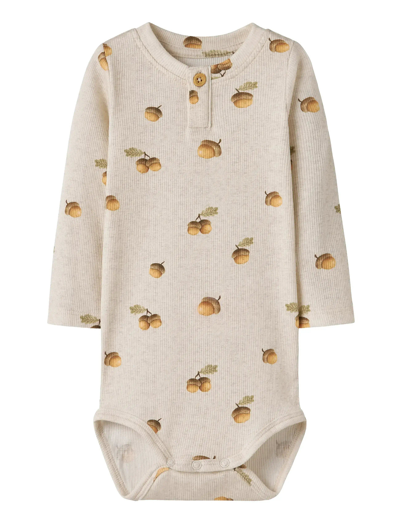 name it Nbmolyan Ls Body, 68, Beige, Bodys > Langærmede, Børn