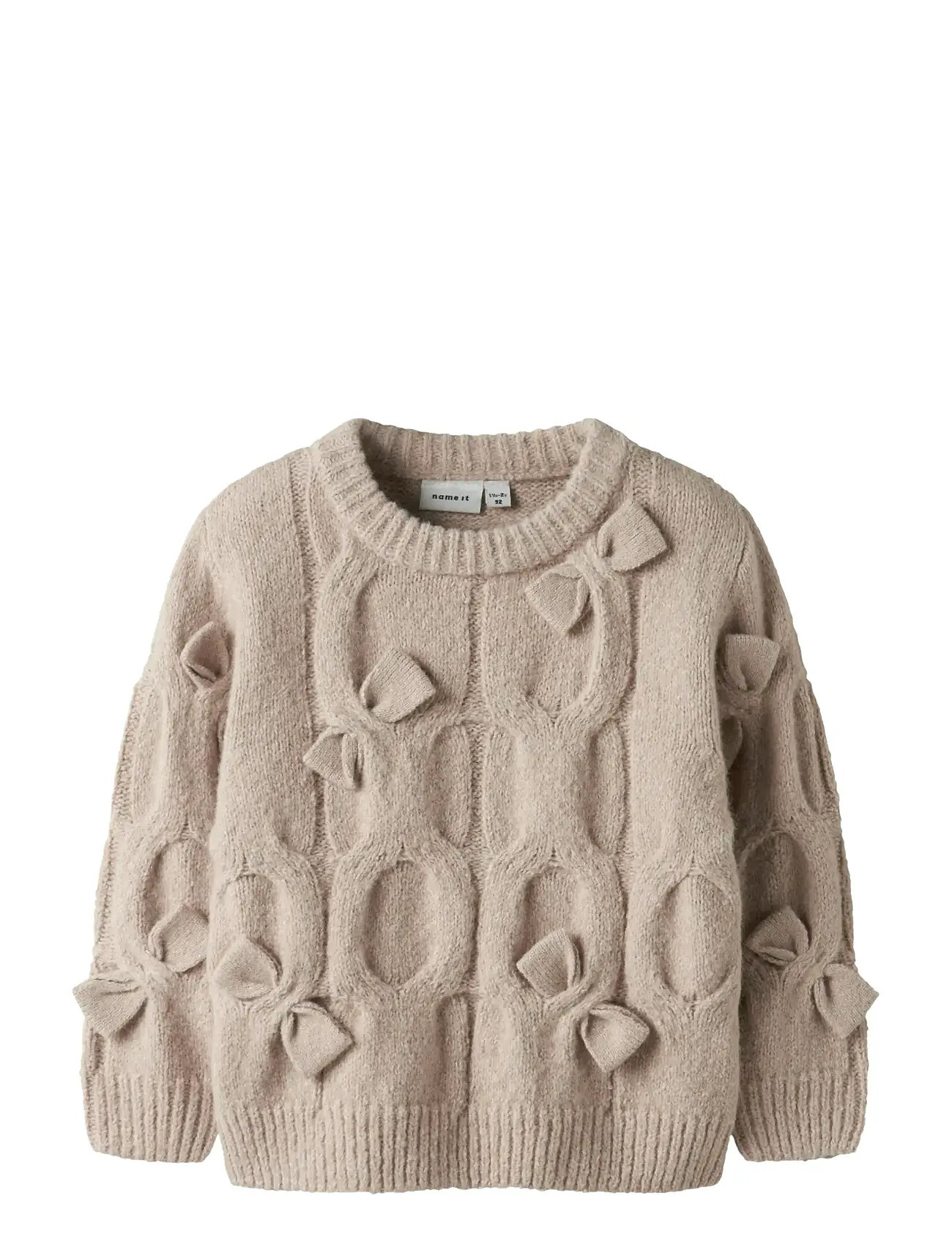 NAME IT Nmfolivia Ls Knit Cream - 86 - Kinder
