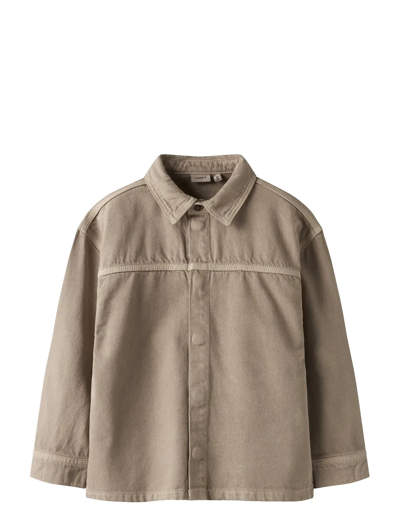 NAME IT Nkmbobby Oz Twi Ls Shirt 3990-Tw B Beige - 158 - Kinder