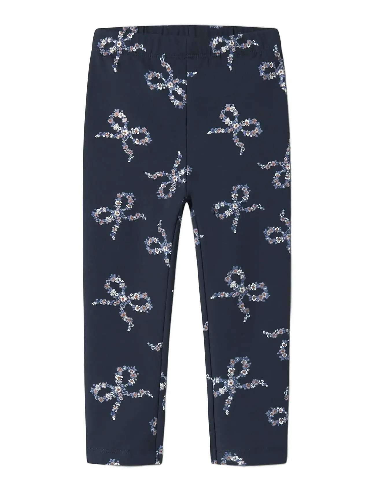name it Nmfolukria Sweat Legging Bru, 98, Navy, Underdele > Leggings, Børn