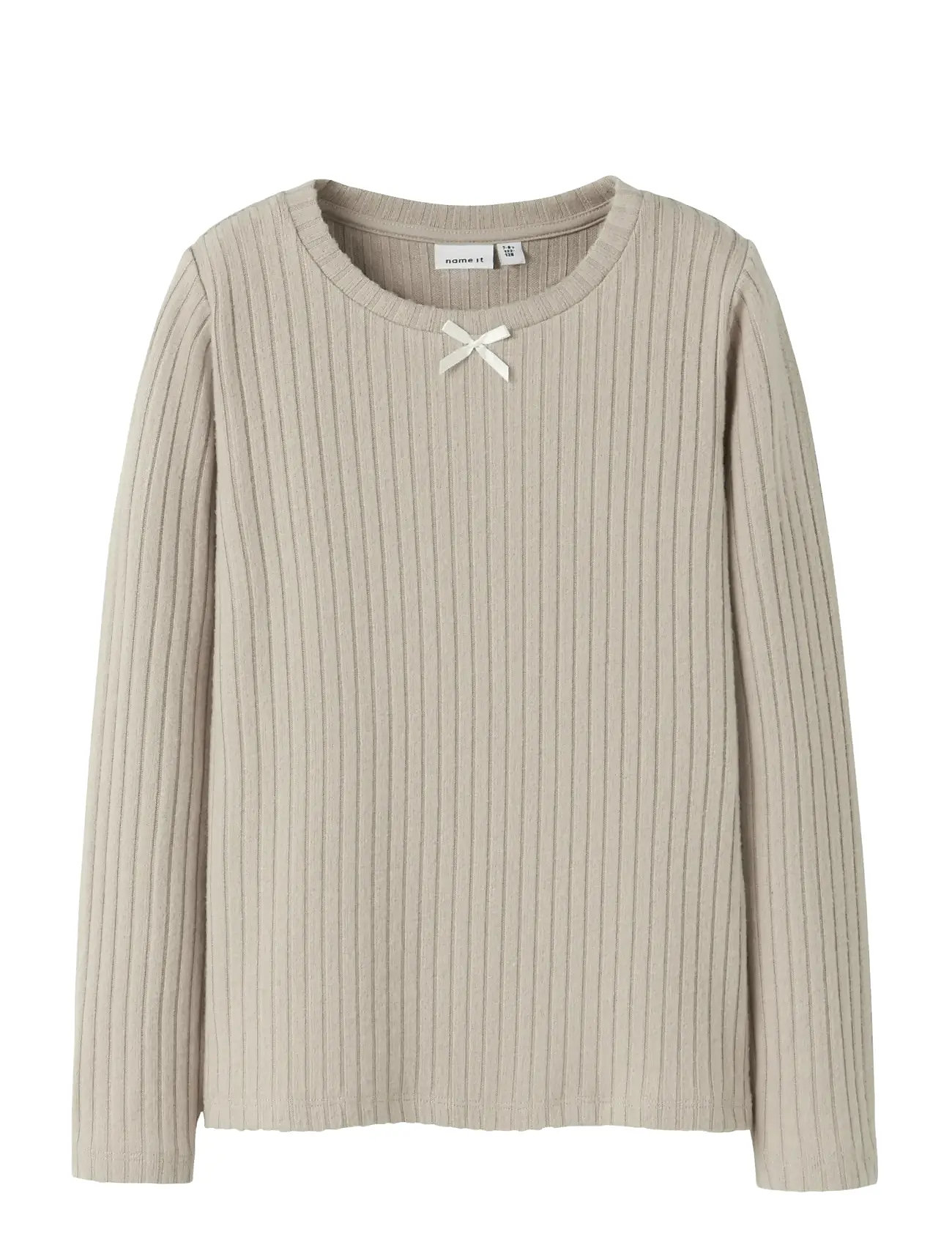 NAME IT Nkfolene Ls Oberteil Beige - 122-128 - Kinder