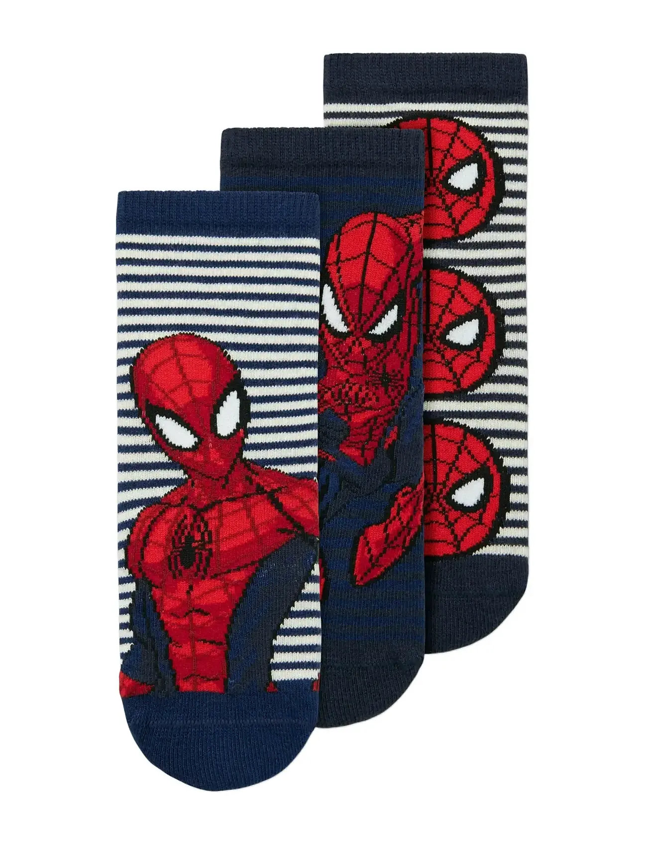NAME IT Nmmadus Spider 3P Socke Mar Navy - 22-24 - Kinder
