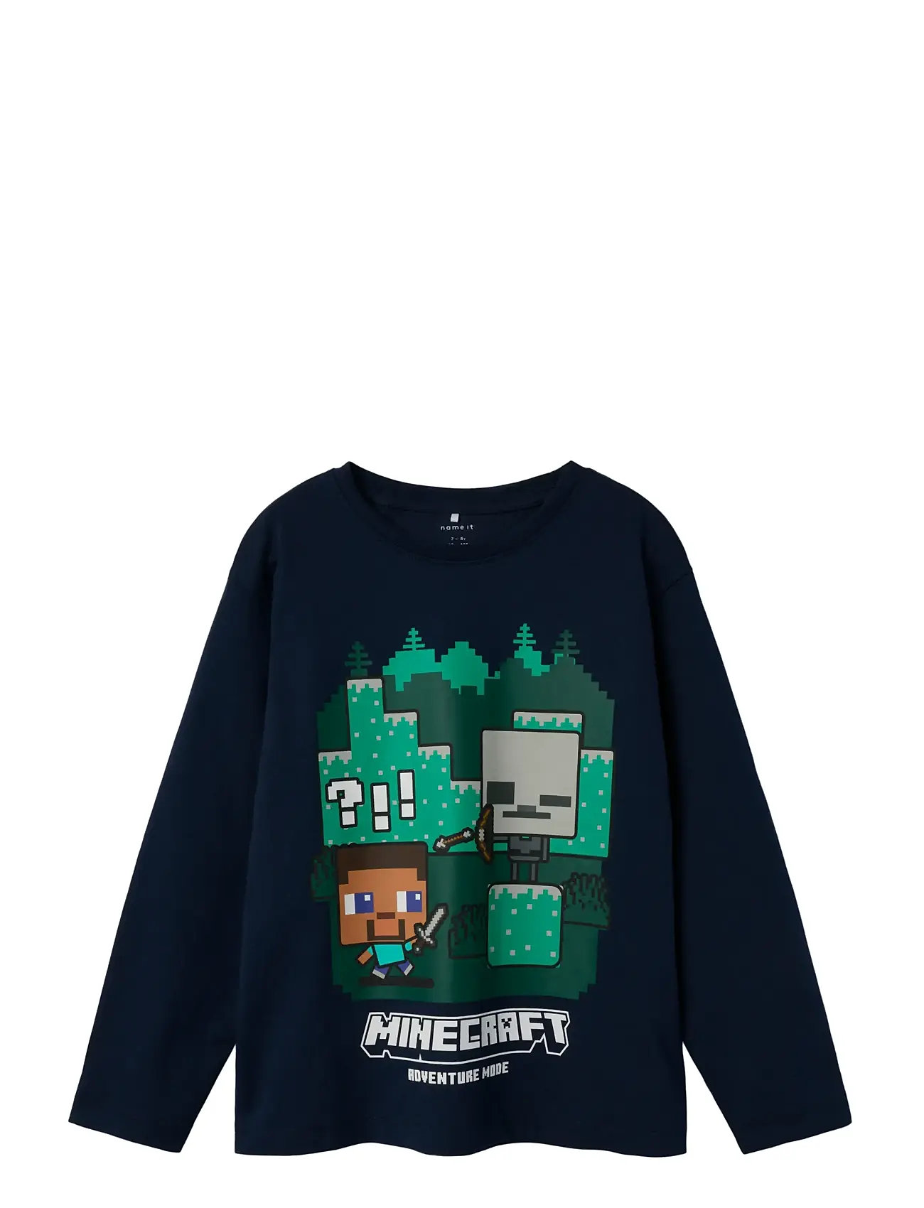 NAME IT Nkmac Minecraft Ls Nreg Oberteil Box Noos Bfu Navy - 116 - Kinder