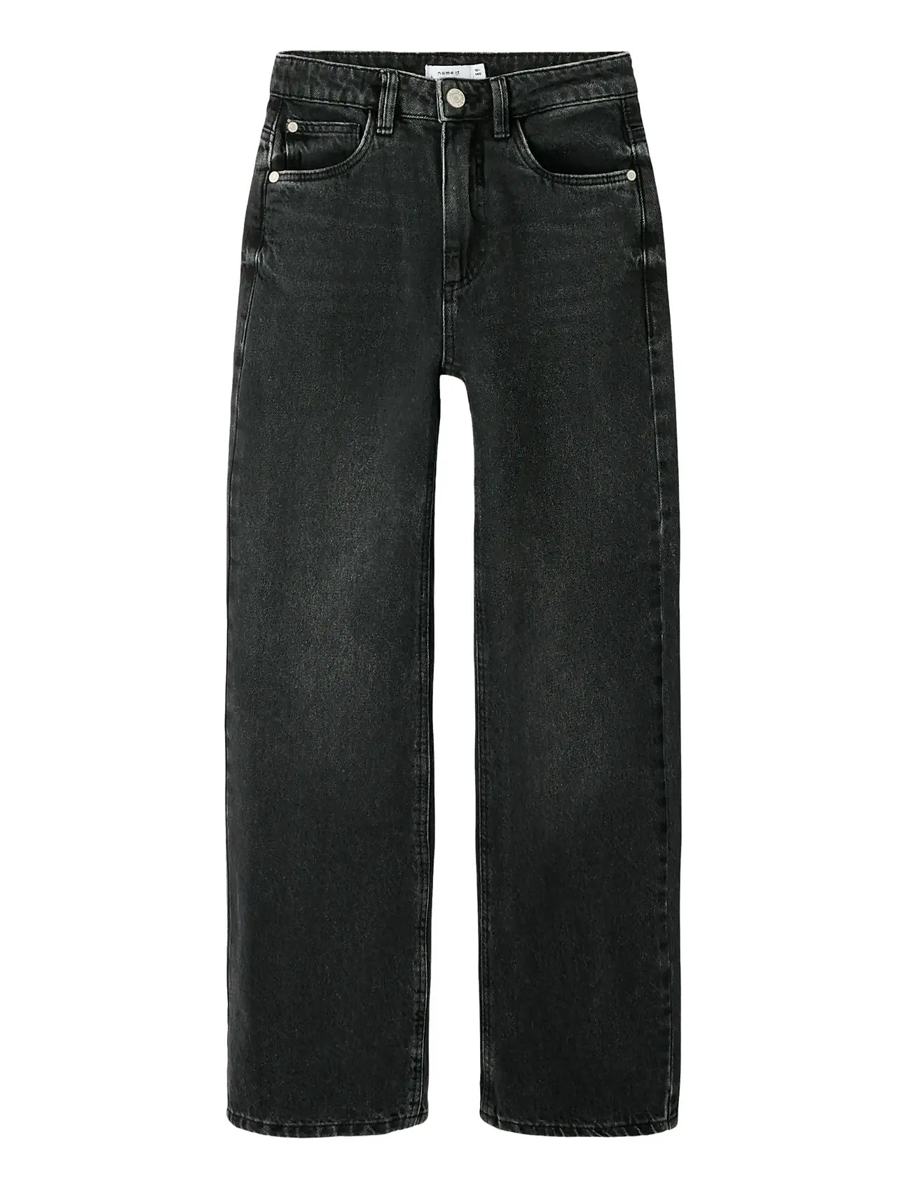 NAME IT Nkfrose Hw Straight Jeans 9222-Rm Noos Schwarz - 116 - Kinder