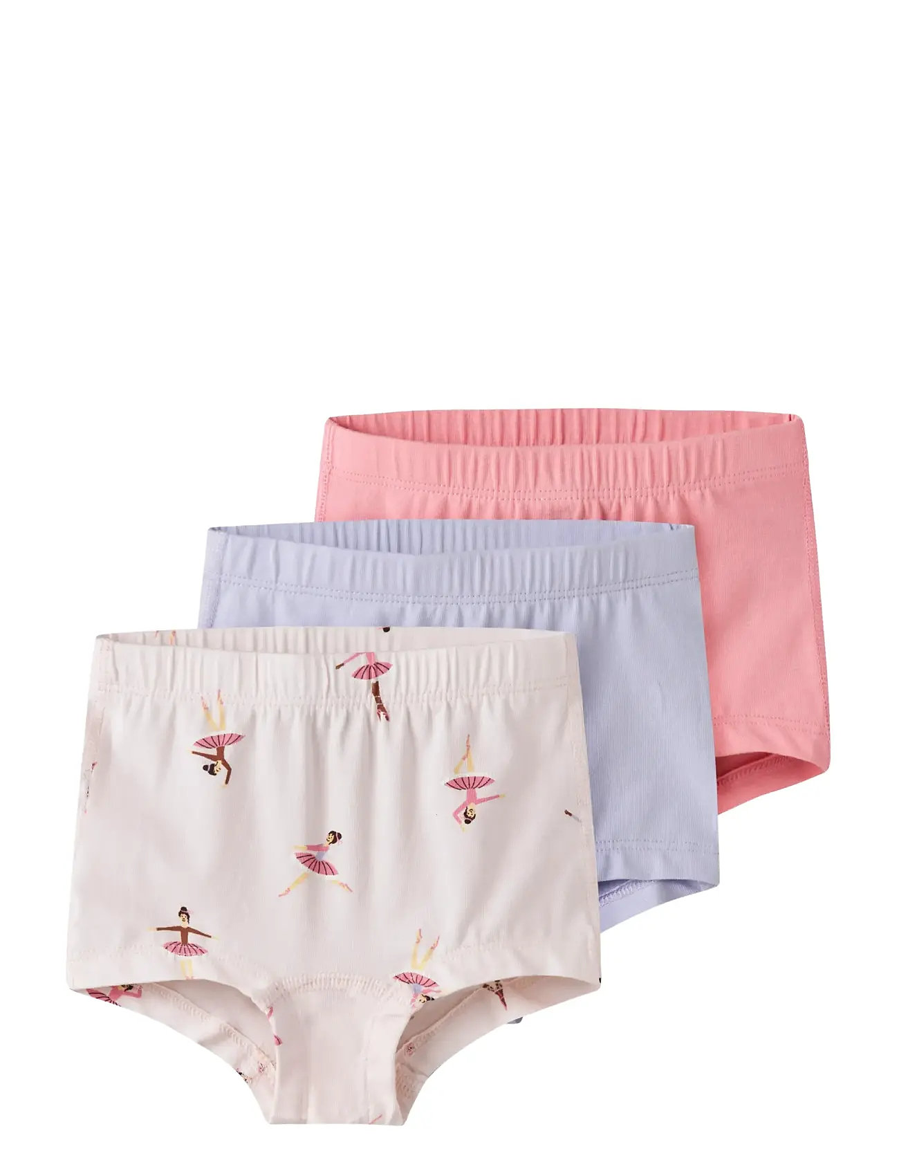 name it Nmftights 3P Ballarina Noos, 92, Pink, Undertøj > Trusser, Børn