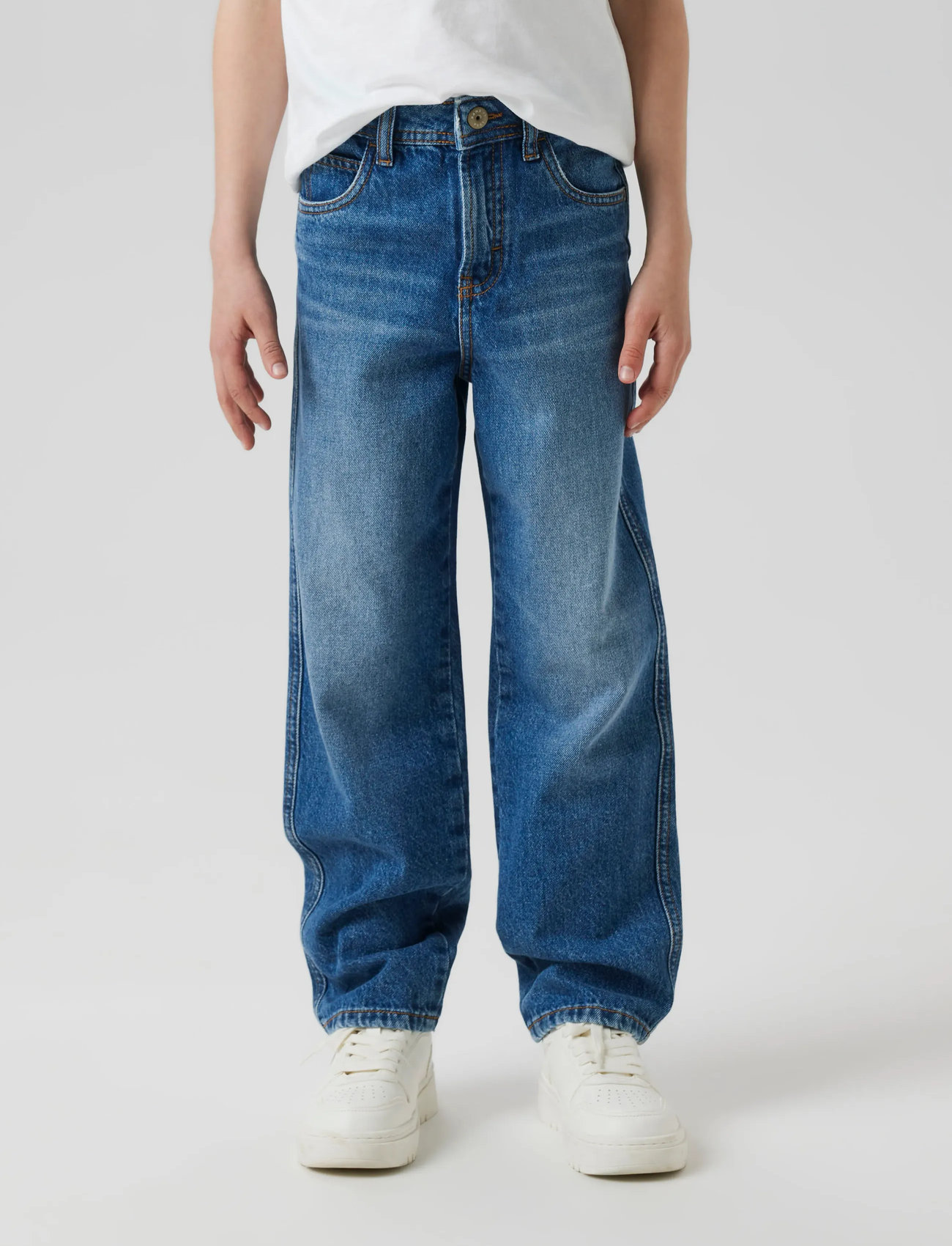 name it Nkmryan Loose Jeans 5760-Rm Noos, 128, Blue, Jeans > Løse Jeans, Børn