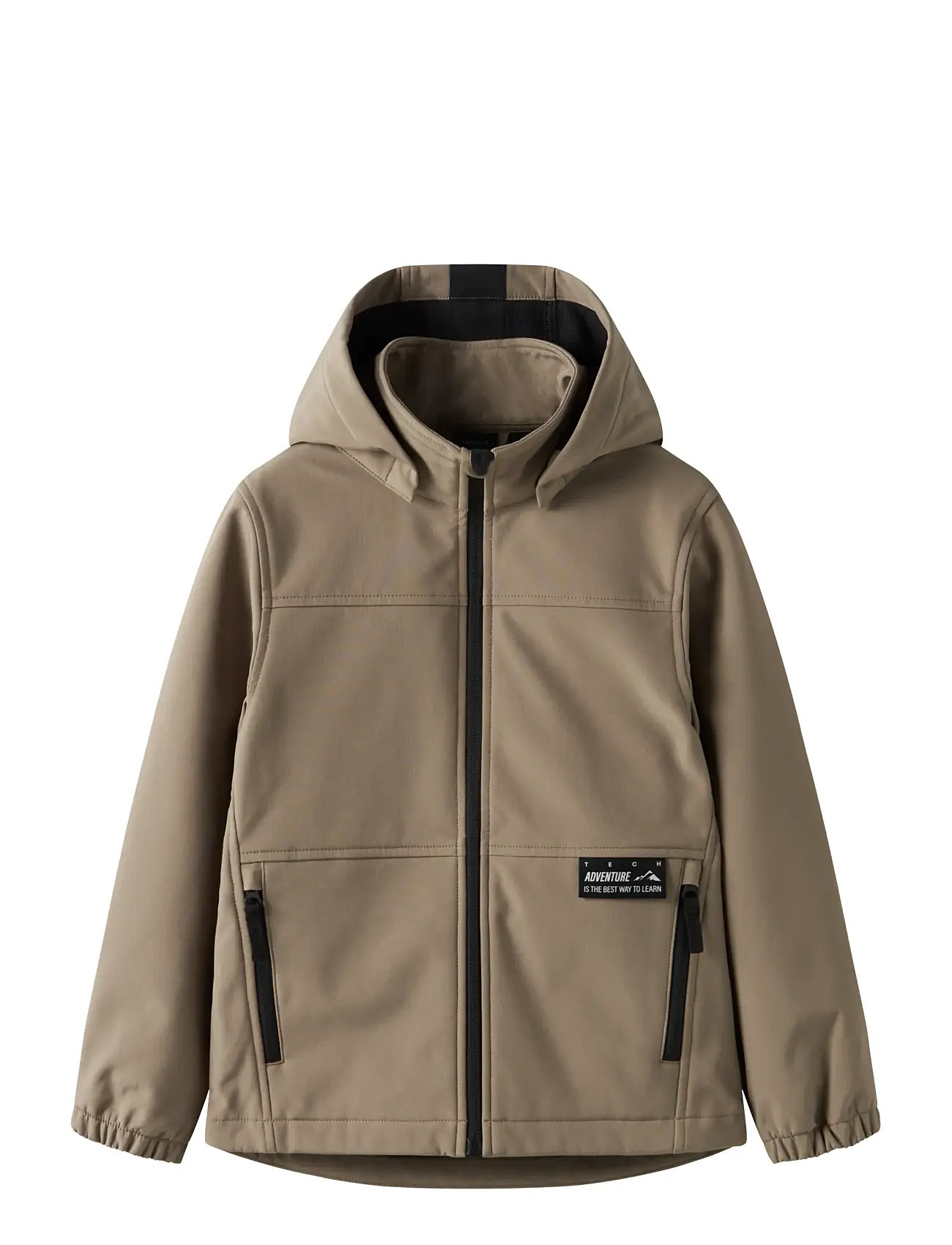 NAME IT Nkmalfa08 Softshell Jacke Run Fo Braun - 140 - Kinder