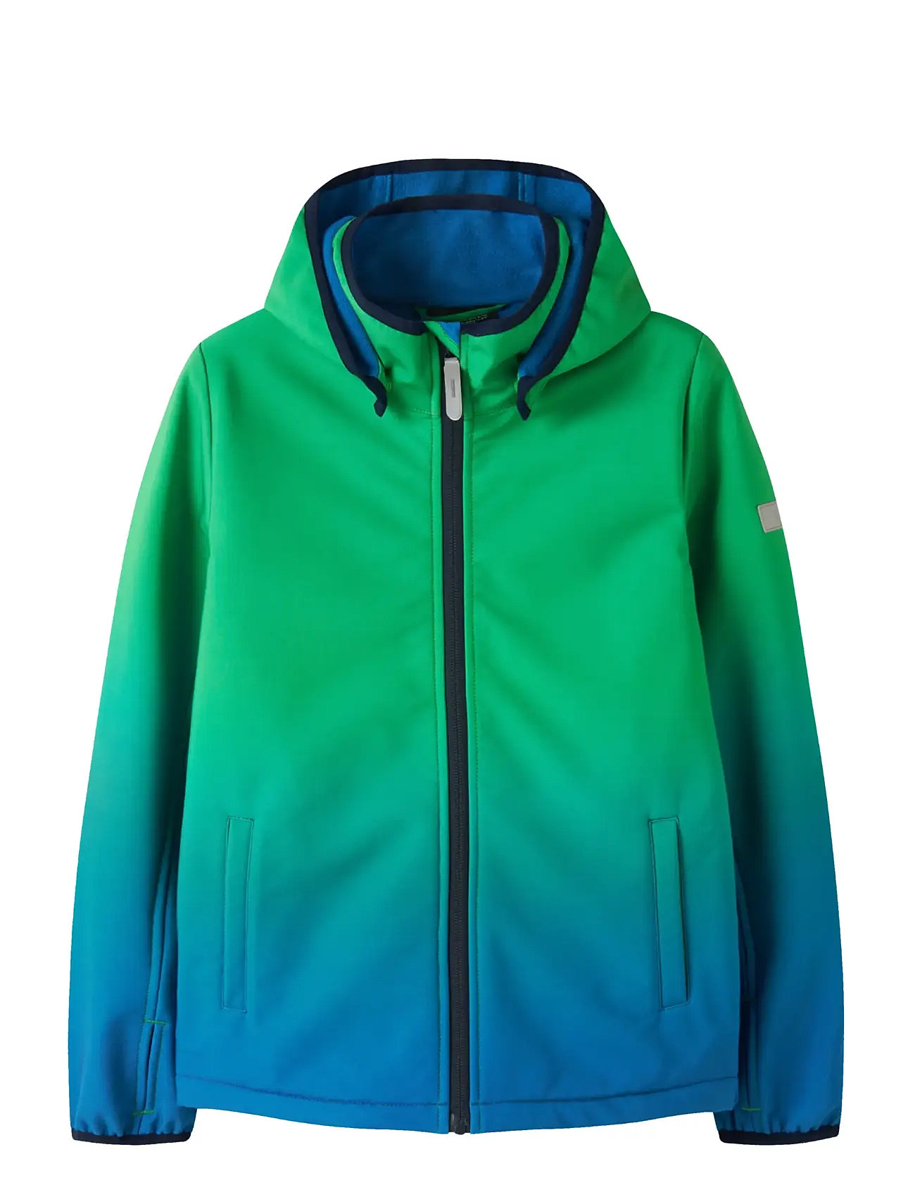 NAME IT Nkmmalta05 Softshell Jacke Dipdye Fo Blau - 134 - Kinder