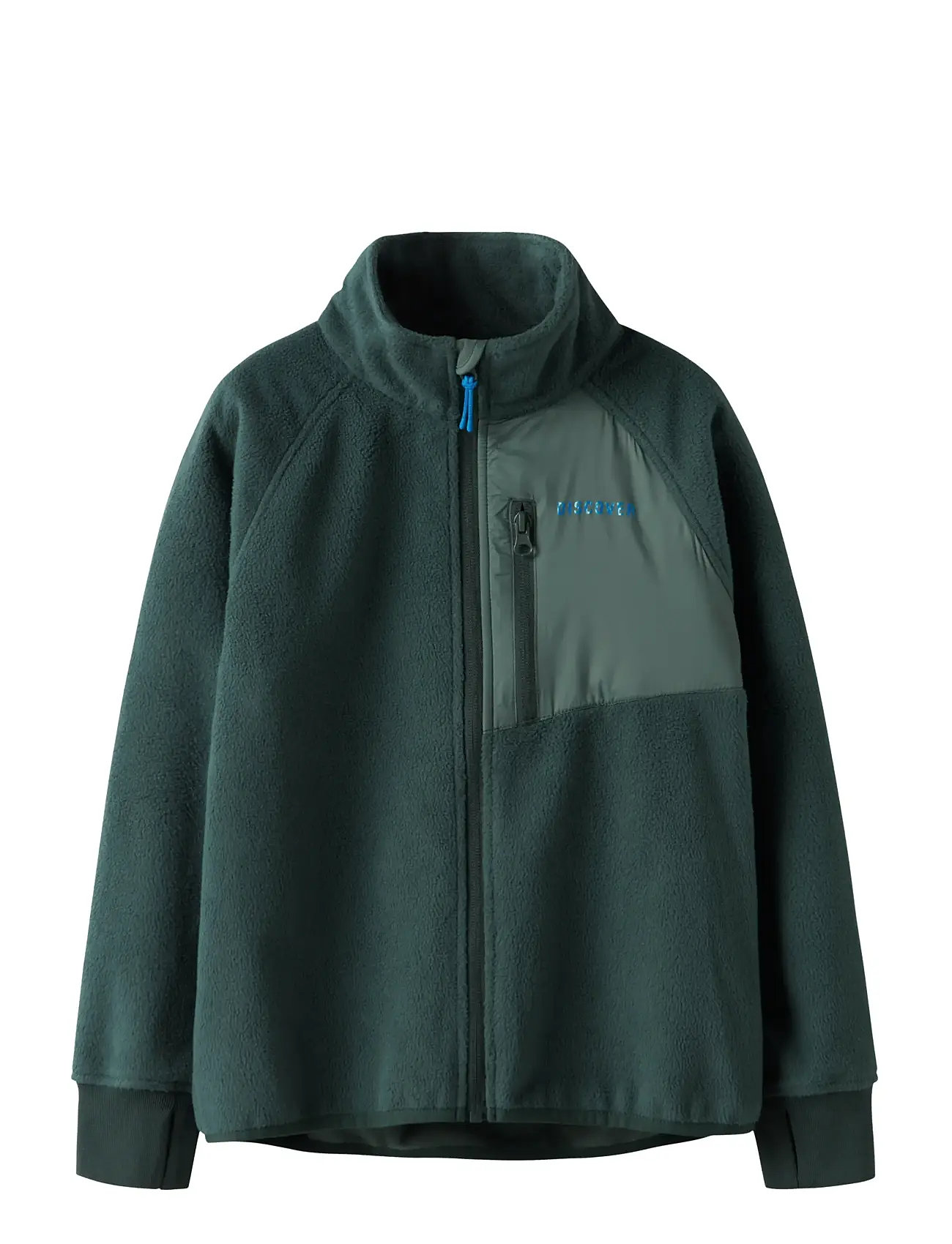 NAME IT Nknmove03 Windfleece Jacket2 Fo Grün - 140 - Kinder