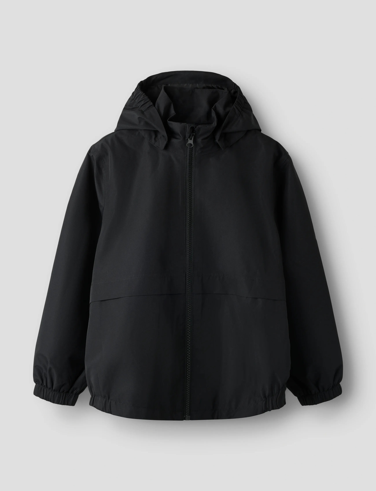 name it Nknmizzle05 Rain Jacket Fo, 128, Black, Regntøj > Jakker, Børn