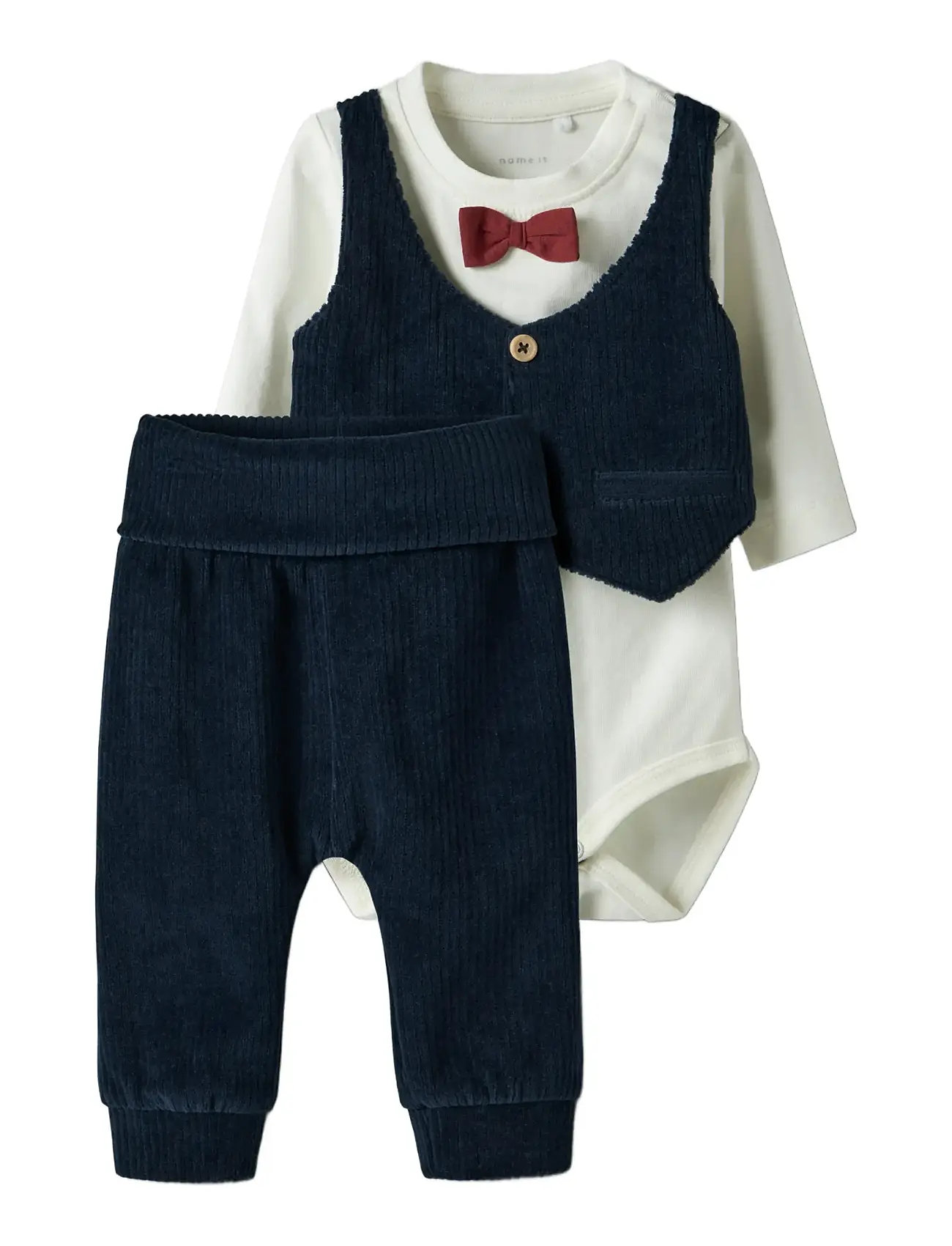 name it Nbmronny Body Set, 68, Navy, Sæt > Sæt Med Krop, Børn
