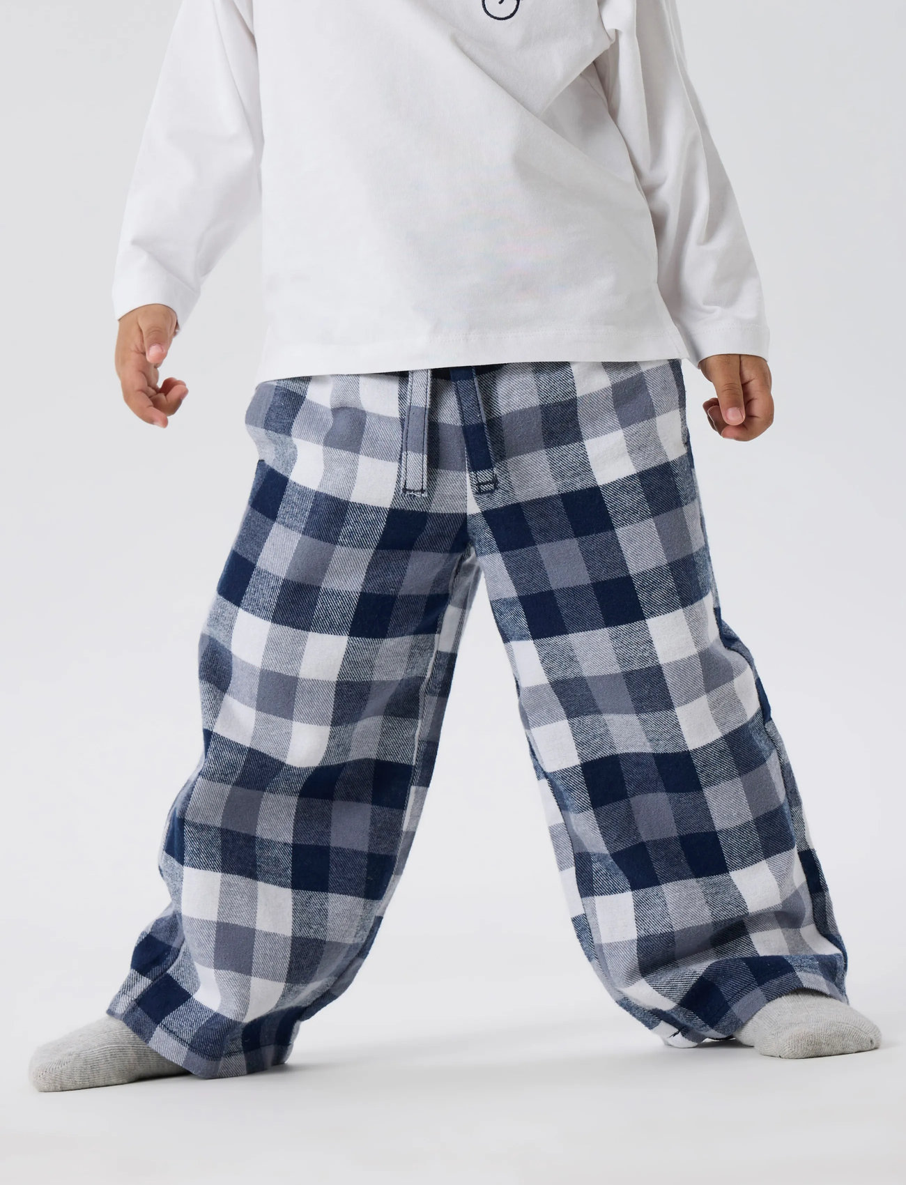name it Nmmraul Pant Box, 92, Navy, Pyjamas > Pyjamasbukser, Børn