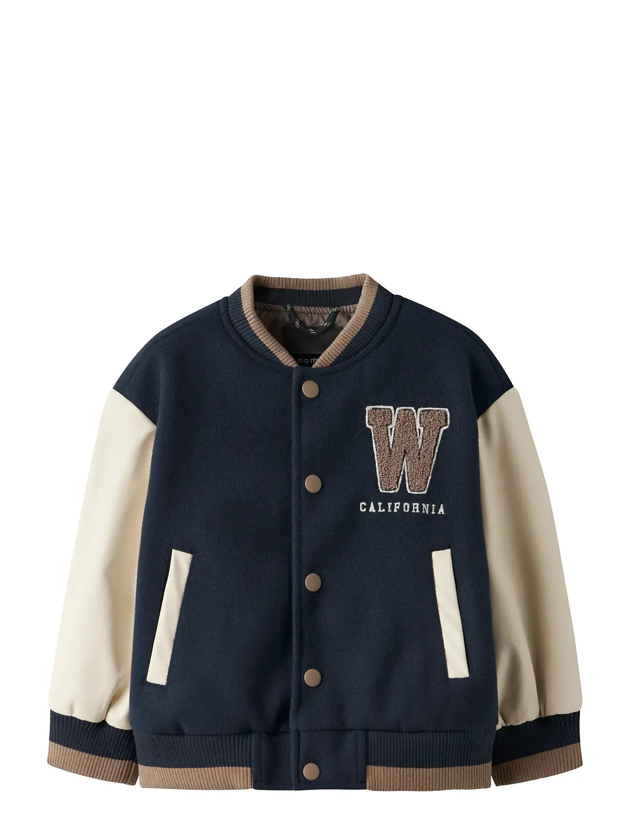NAME IT Nmmmikado Varsity Jacke Navy - 86 - Kinder